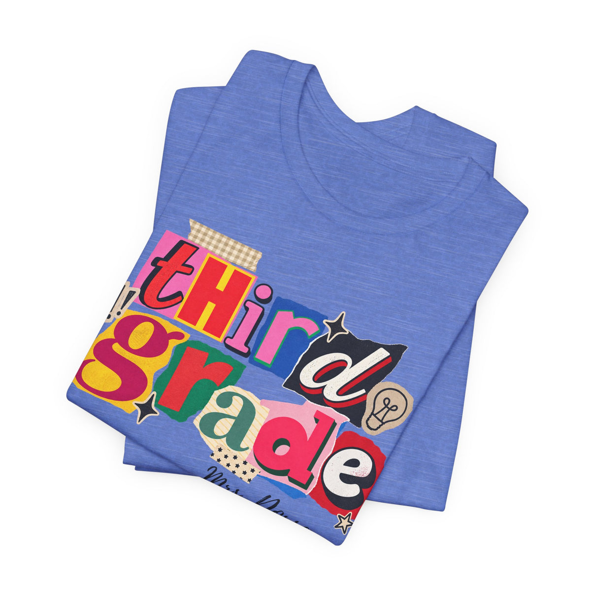 Dorsa- Third Grade Teacher T-Shirt – Personalized