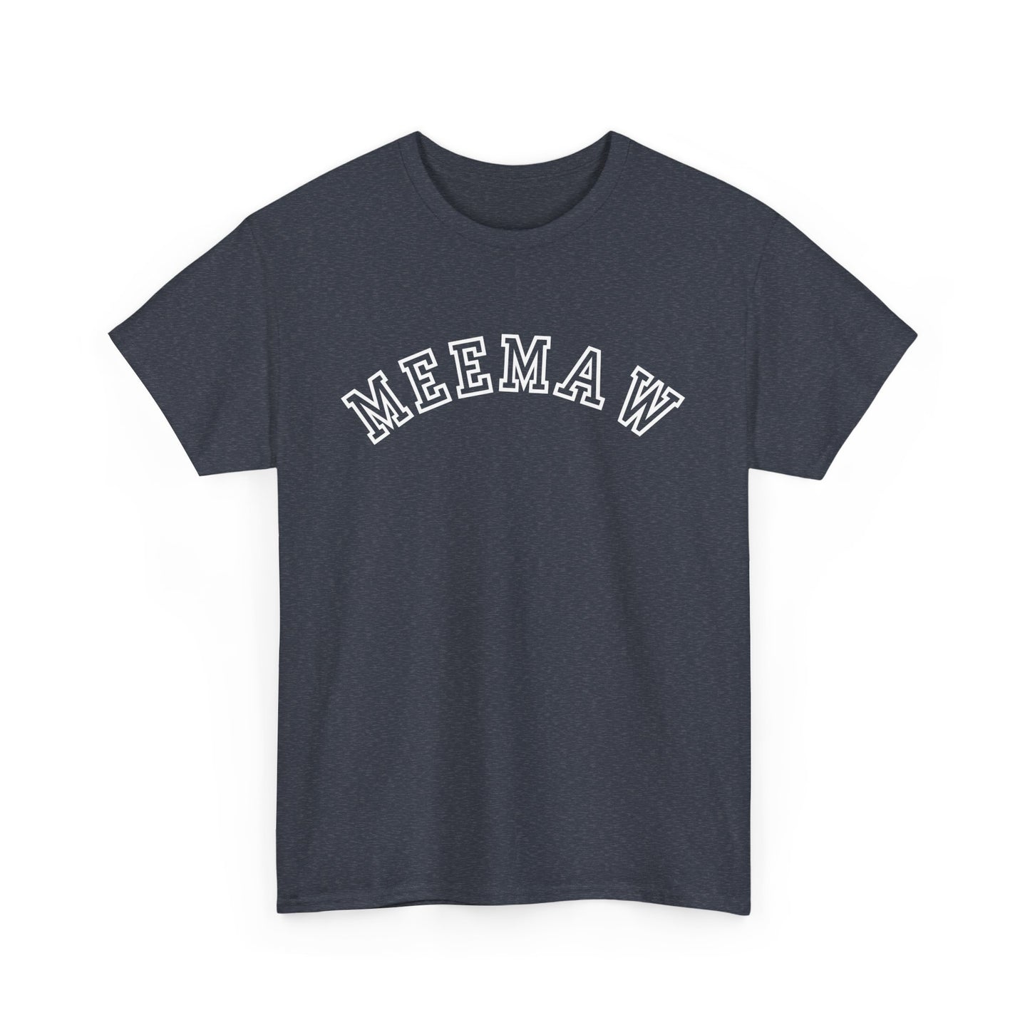 Meemaw- Unisex Heavy Cotton Tee - Comfortable Everyday Wear- Motherhood