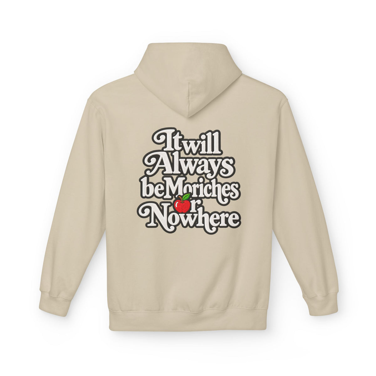 "MES or Nowhere" w/ apple- Moriches Hoodie
