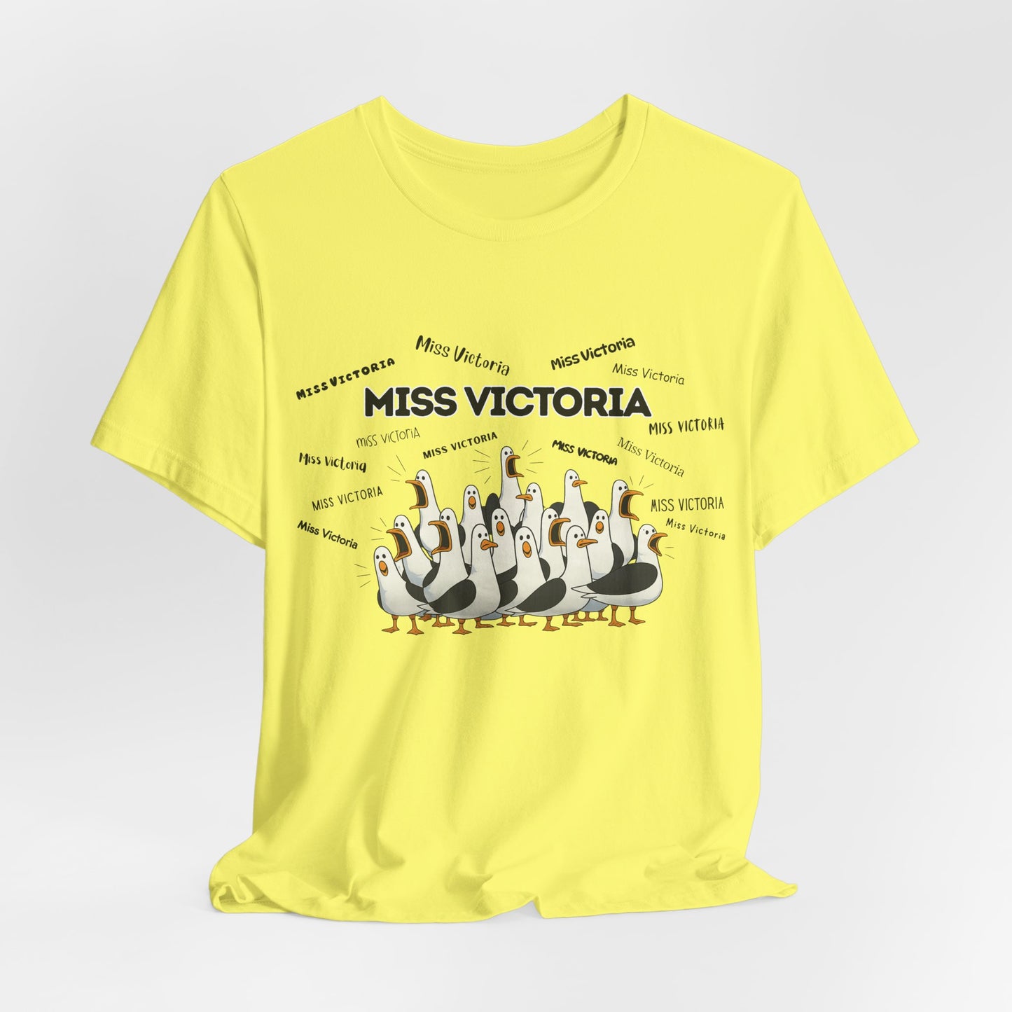 Miss Victoria- Penguin Choir T-Shirt — Funny Teacher Personalized Tee