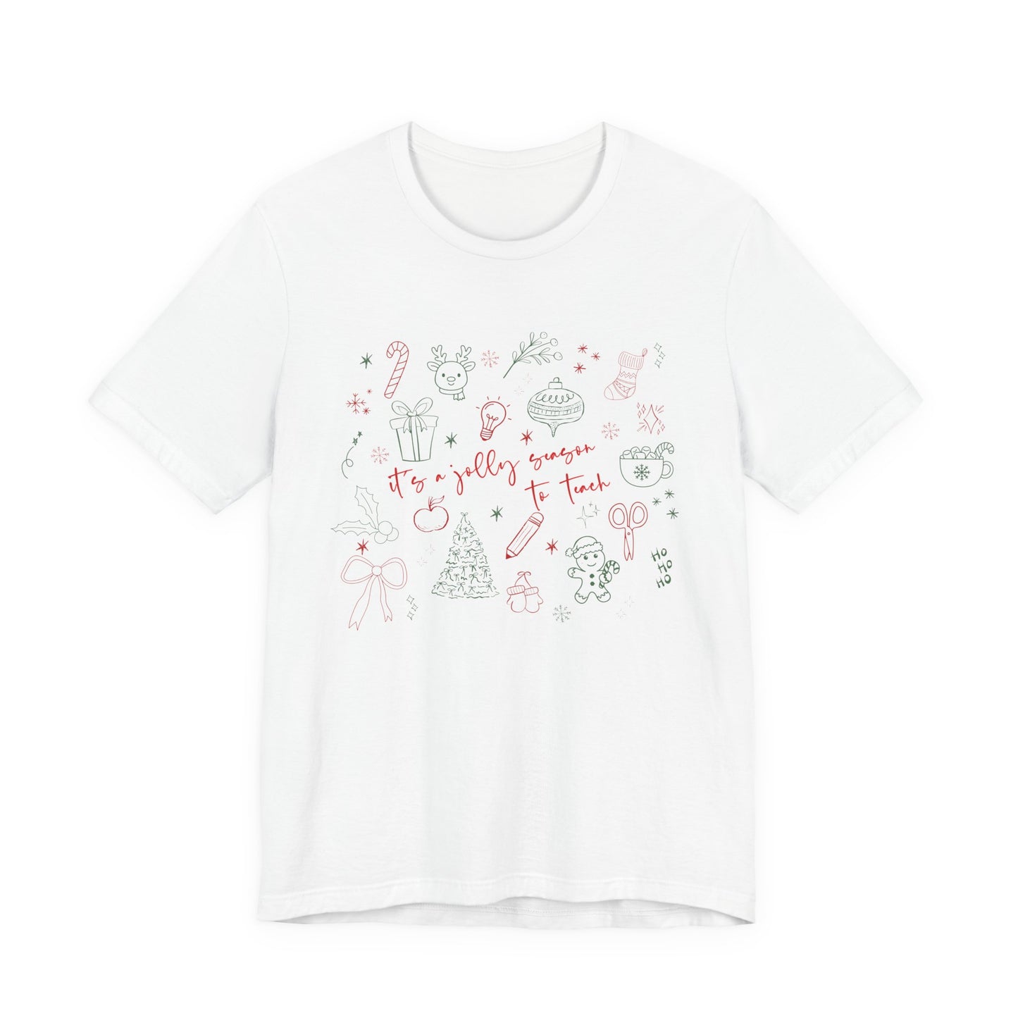 It's a Jolly Season to Teach— Christmas Unisex T‑Shirt