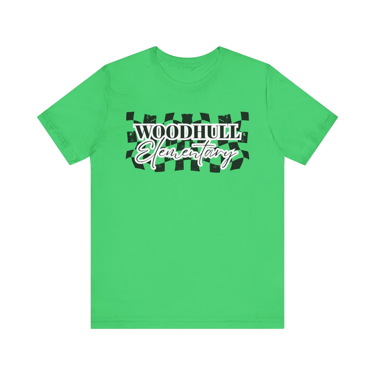 Woodhull Checkered Logo Unisex Jersey Tee