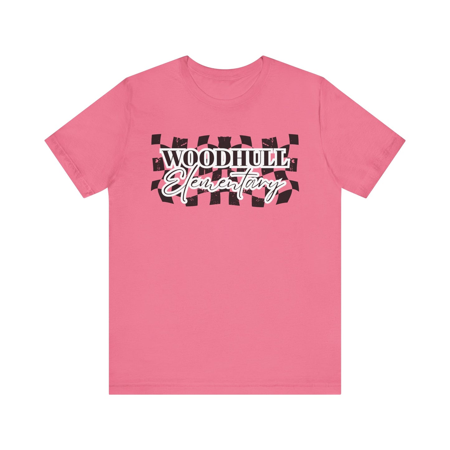 Woodhull Checkered Logo Unisex Jersey Tee