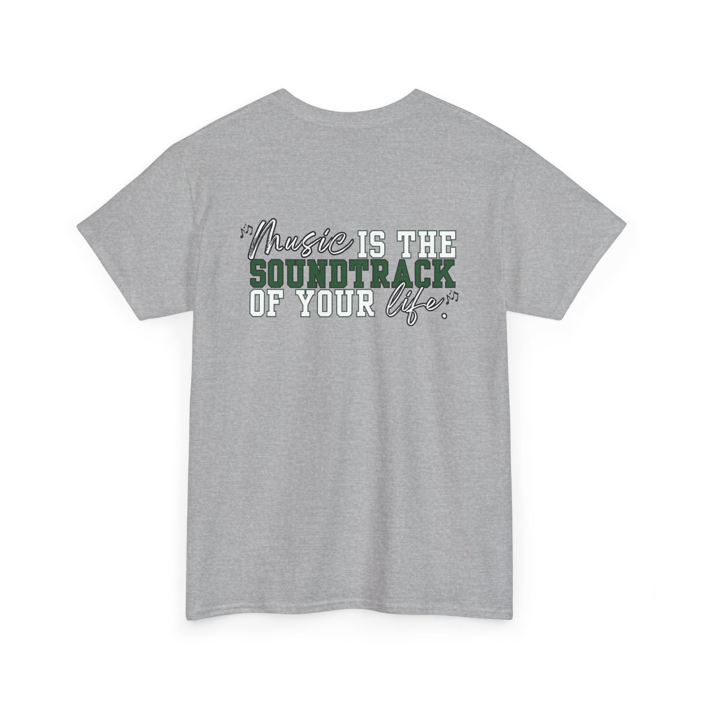 Floyd Music Heavy Cotton Tee - "Music is the Soundtrack of Your Life" Unisex T-Shirt- Floyd Strong