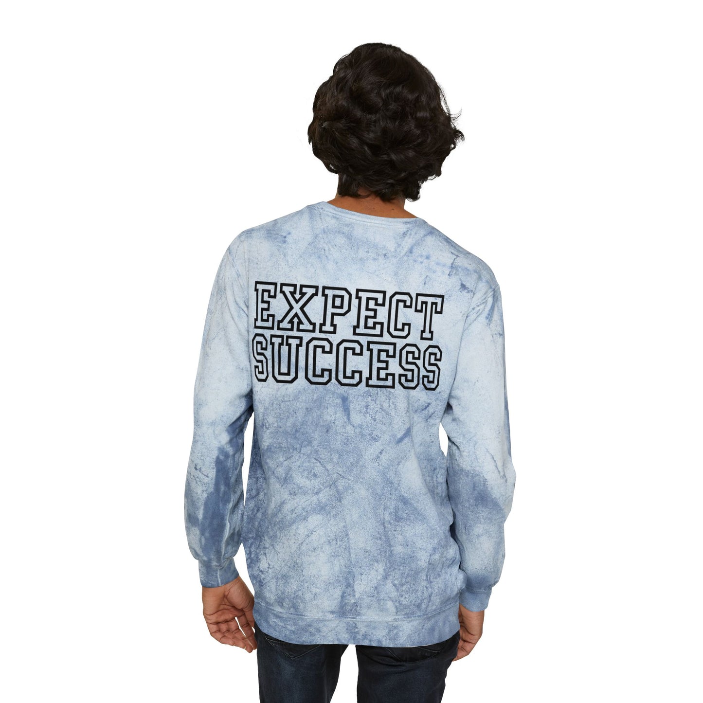 Unisex Color Blast Crewneck Sweatshirt - Expect Success for WFE