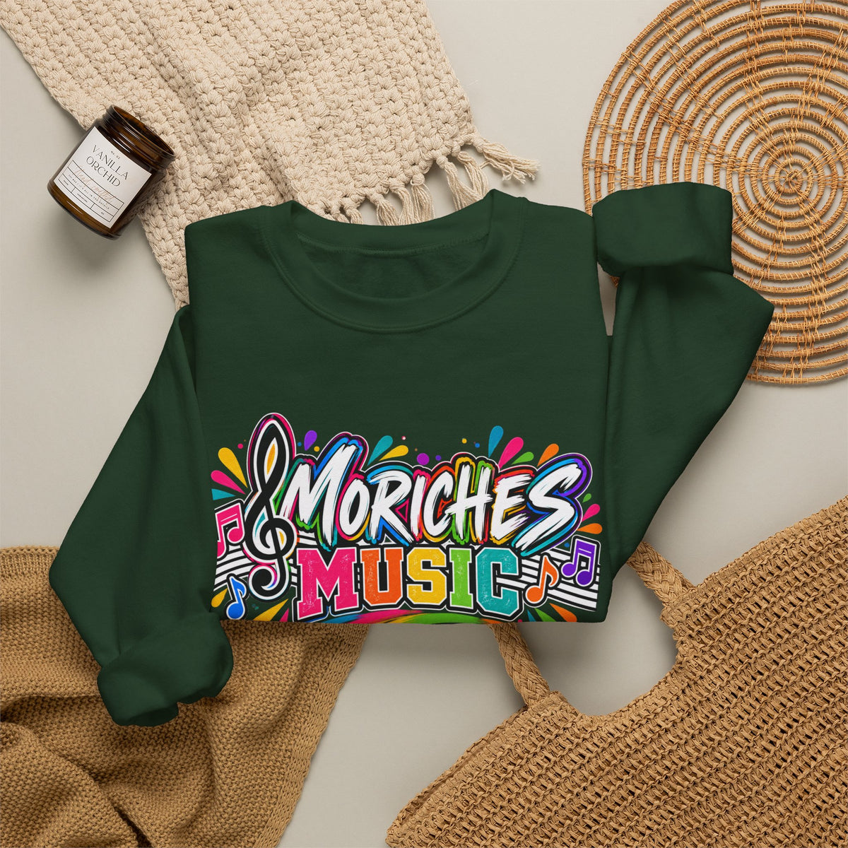 Moriches Music Sweatshirt — "Make Every Note Count" Crewneck