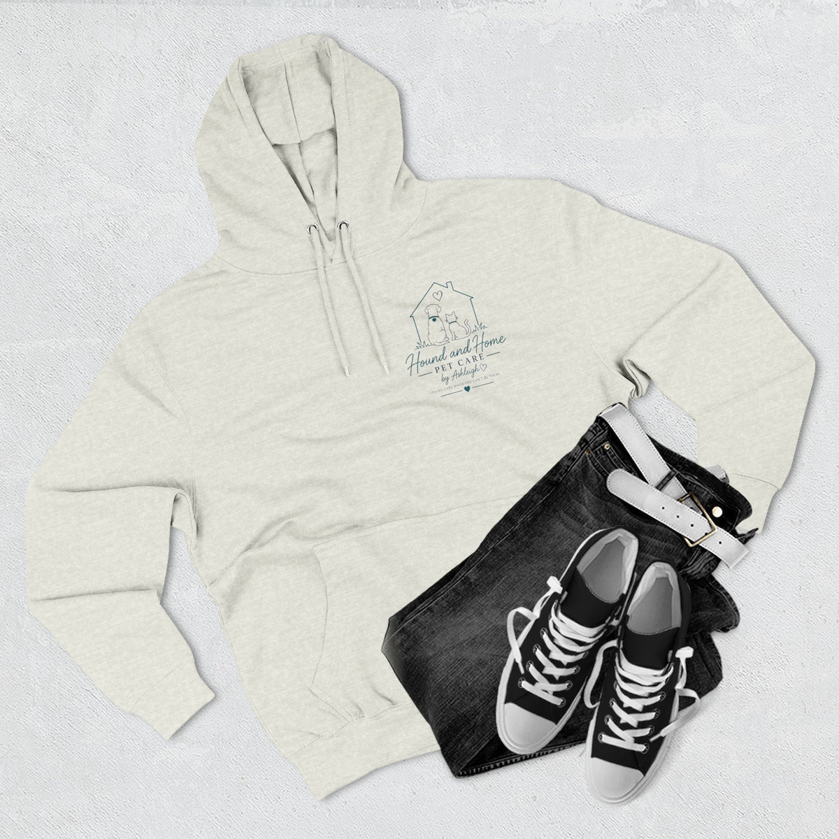 Ashleigh — "Hound and Home" Logo Personalized Pullover