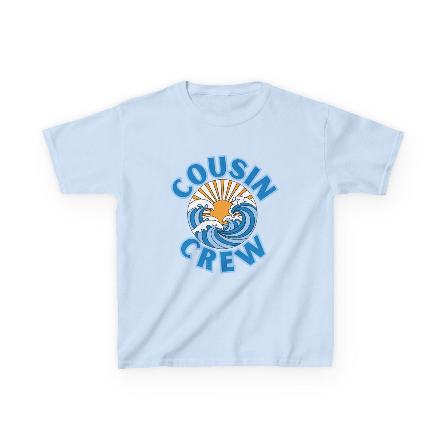 Cool Cousin Crew Kids Tee - Summer Fun, Family Gatherings, Beach Days, Mini Collection