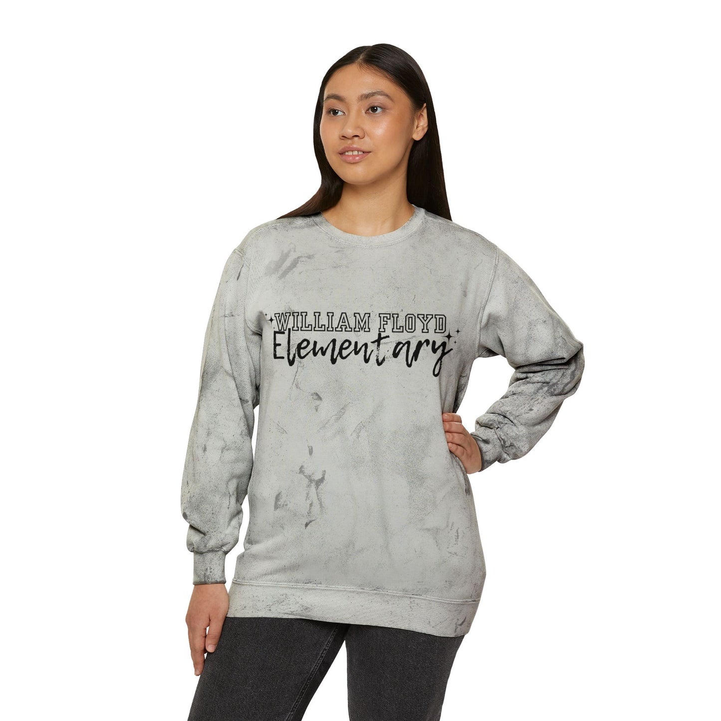 Unisex Color Blast Crewneck Sweatshirt - Expect Success for WFE