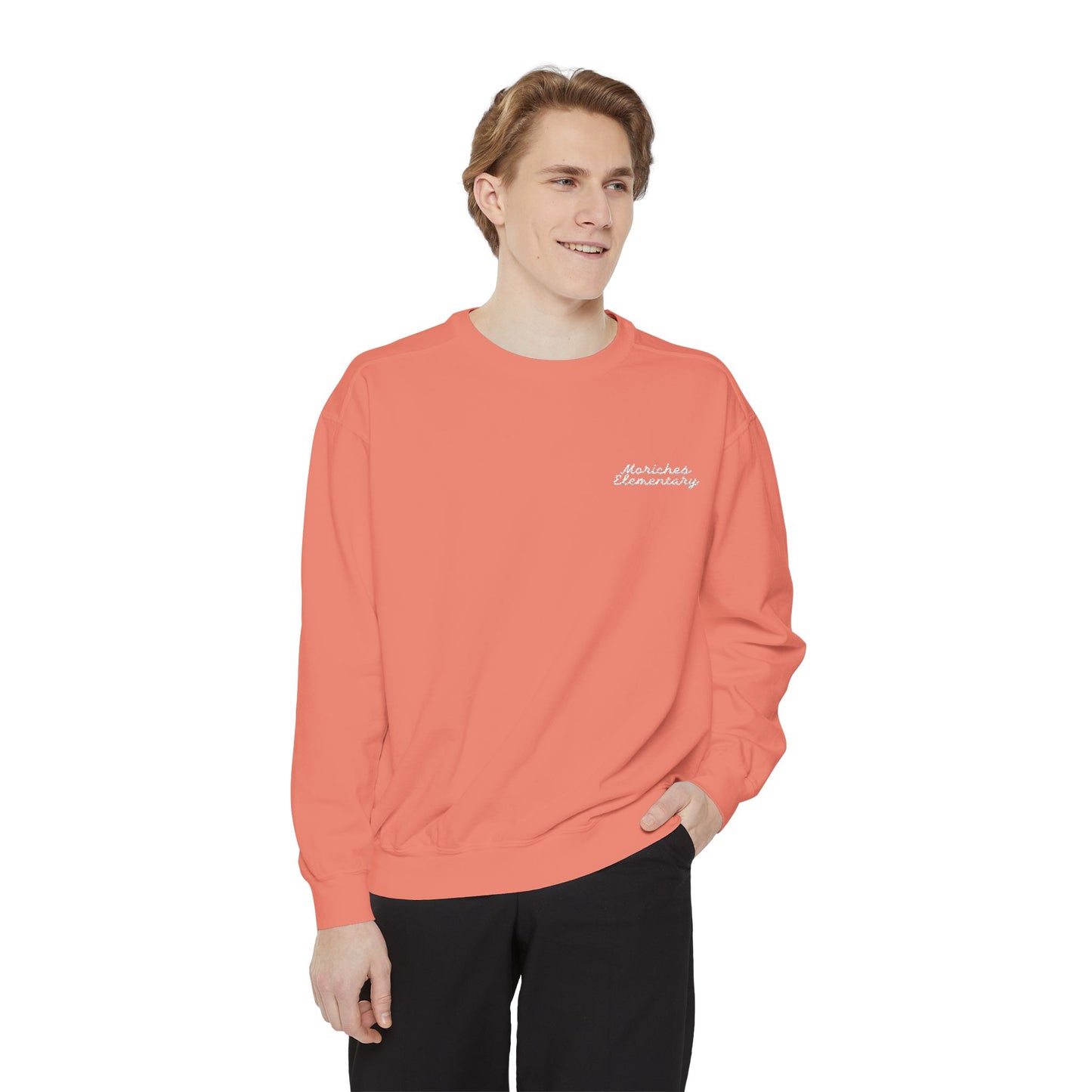 Moriches Elementary Embroidered Garment-Dyed Unisex Sweatshirt