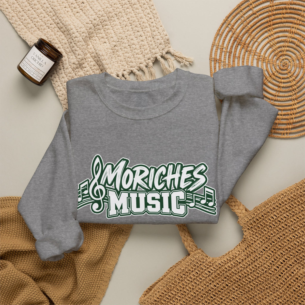 Moriches Music Sweatshirt — "Music Changes Lives One Child at a Time" Crewneck