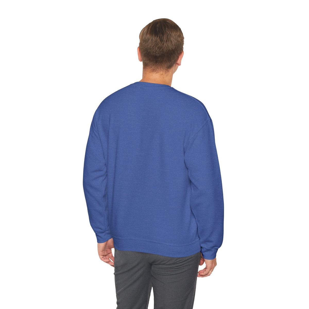 "WFE or Nowhere" w/ apple- LARGE FRONT Crewneck Sweatshirt
