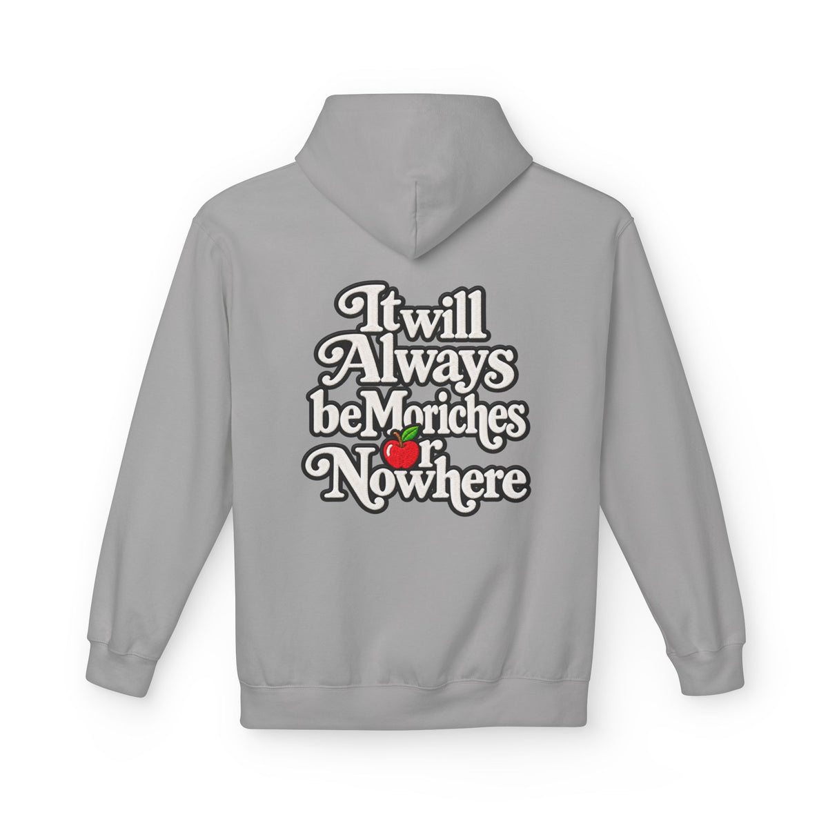 "MES or Nowhere" w/ apple- Moriches Hoodie