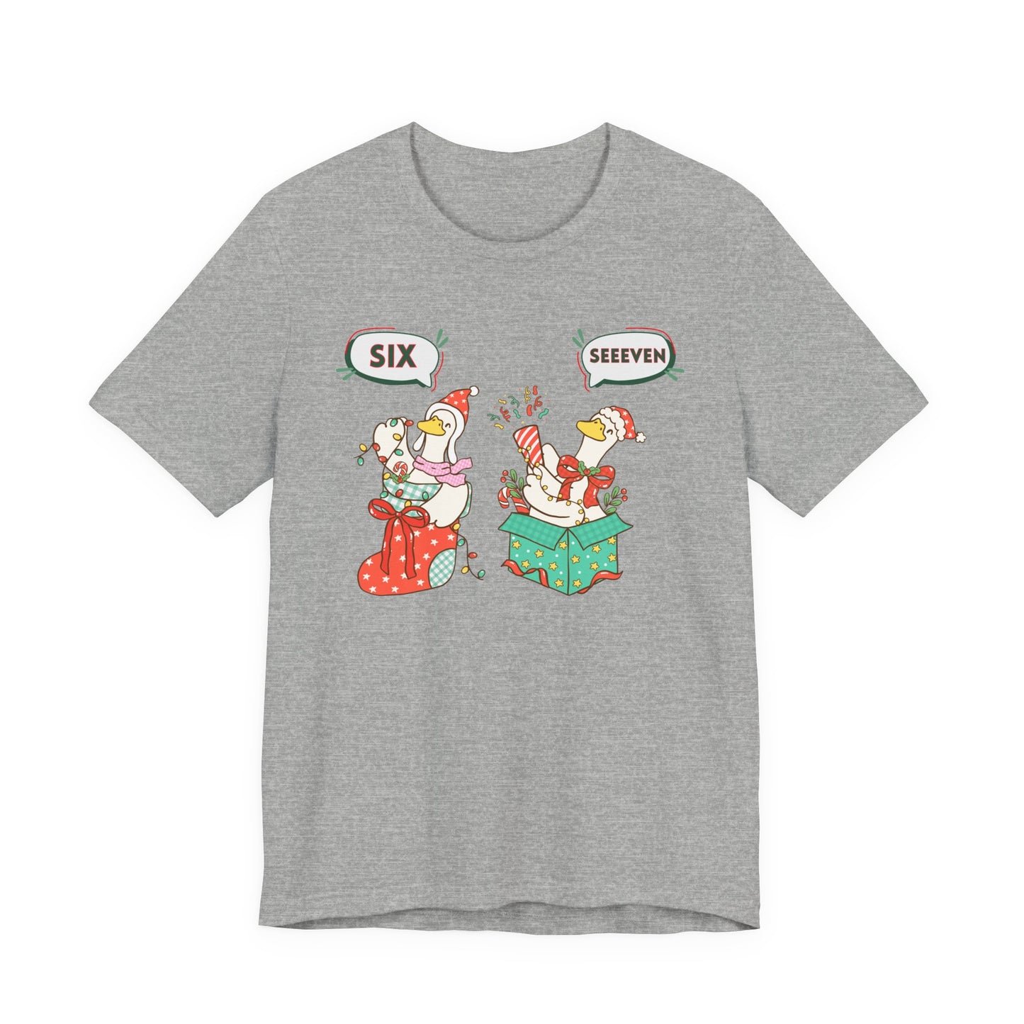 Festive Silly Goose 6-7— Christmas Unisex T‑Shirt