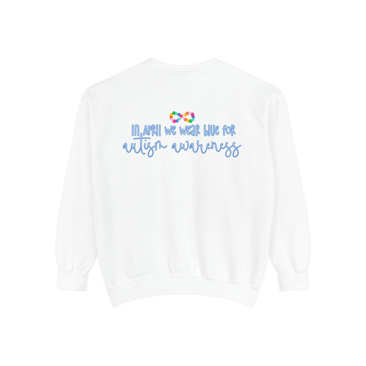 Autism Awareness Puzzle Piece & Ribbon Sweatshirt — Awareness Collection