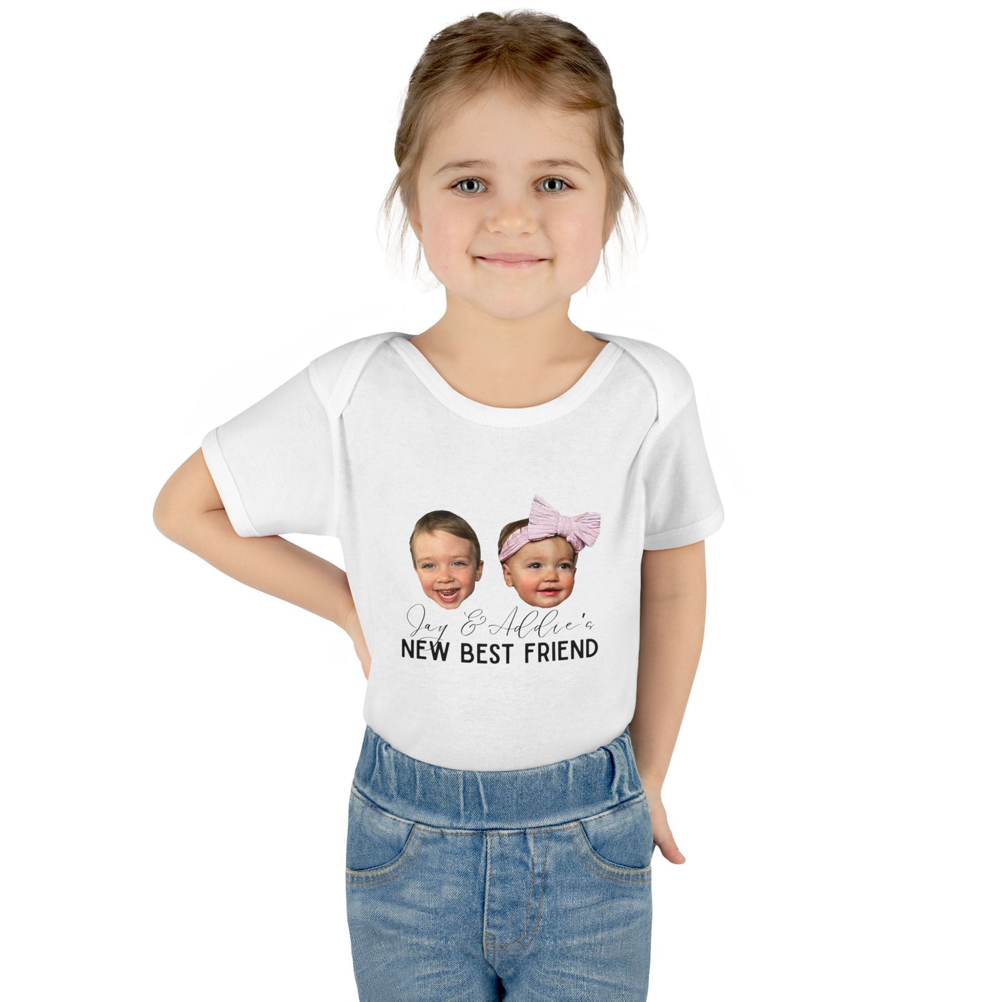 Kim Personalized -Infant Bodysuit - 'New Best Friend'