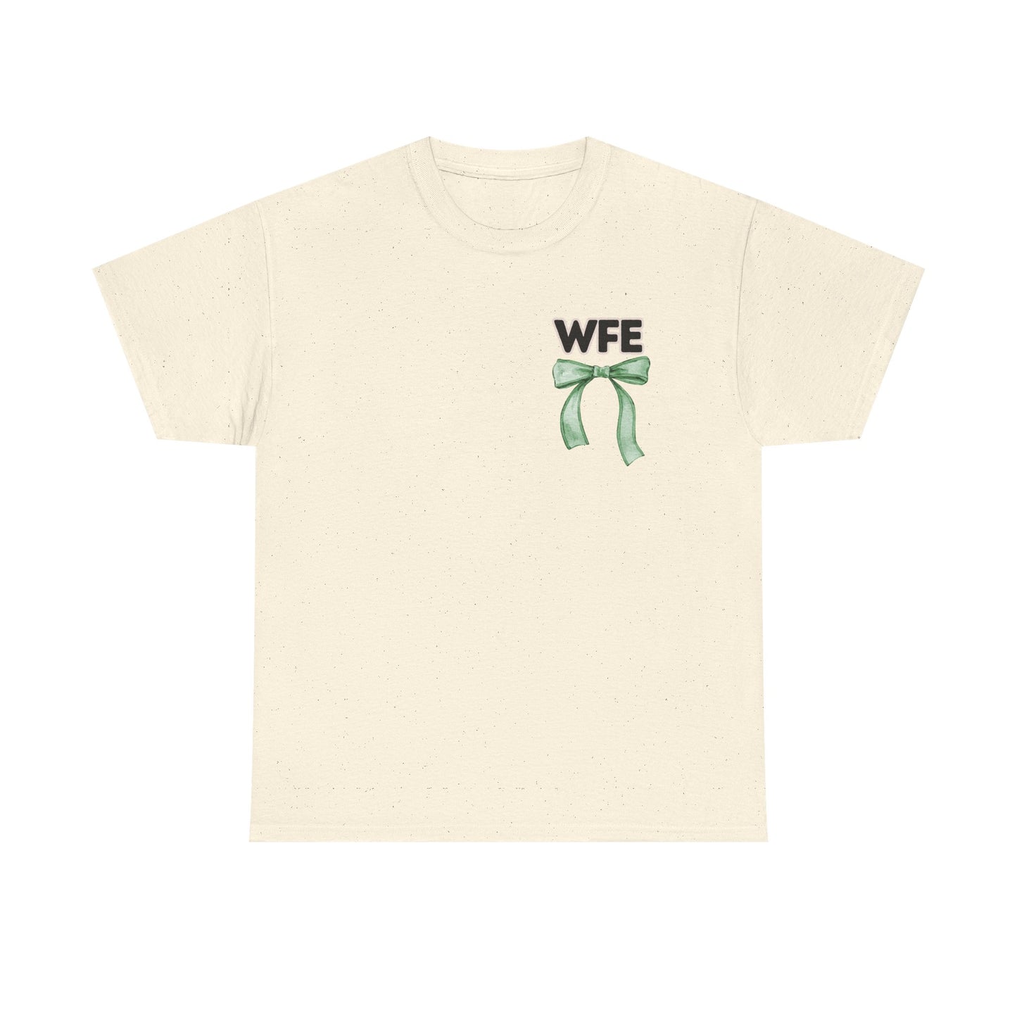 WFE Cafe Monitor and Bows- Unisex Heavy Cotton Tee with Bow Design