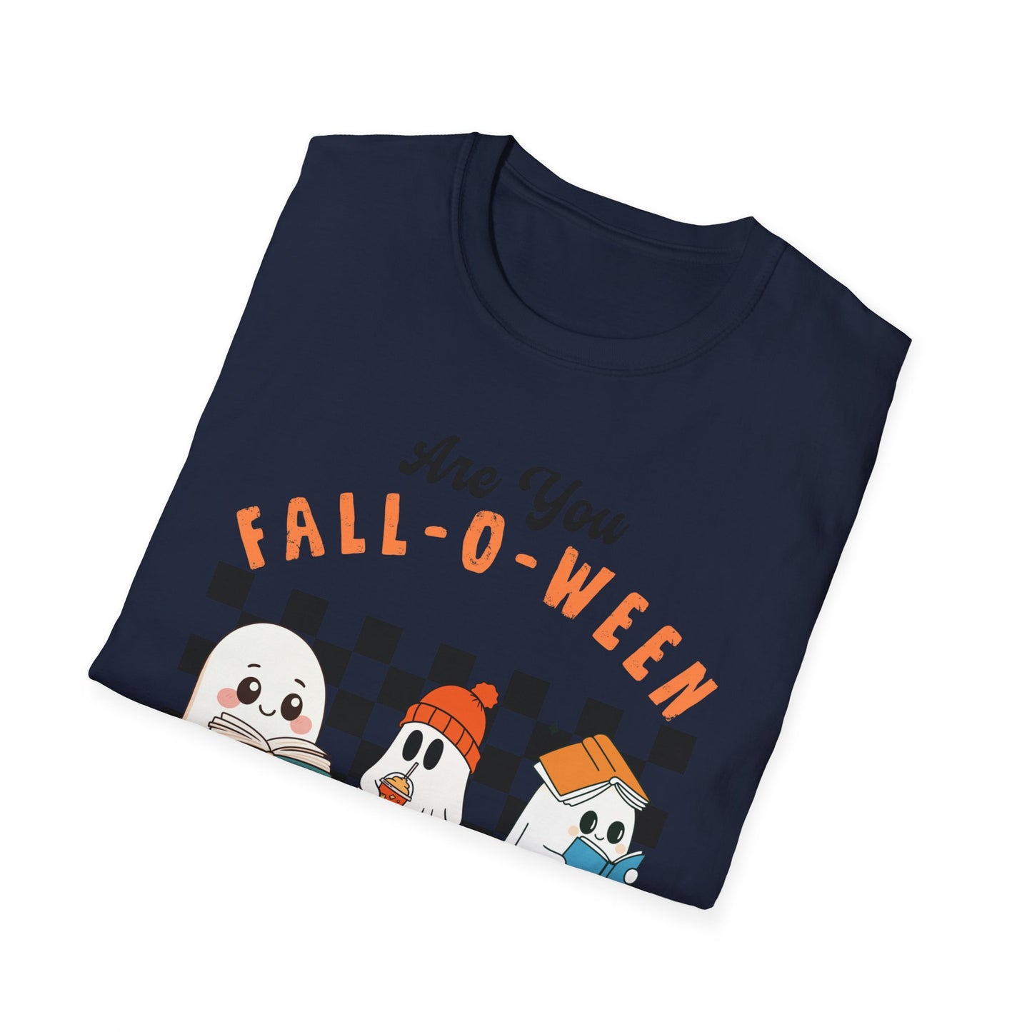 Whimsical Fall-O-Ween Teacher T-Shirt - Holiday- Softstyle Unisex Tee