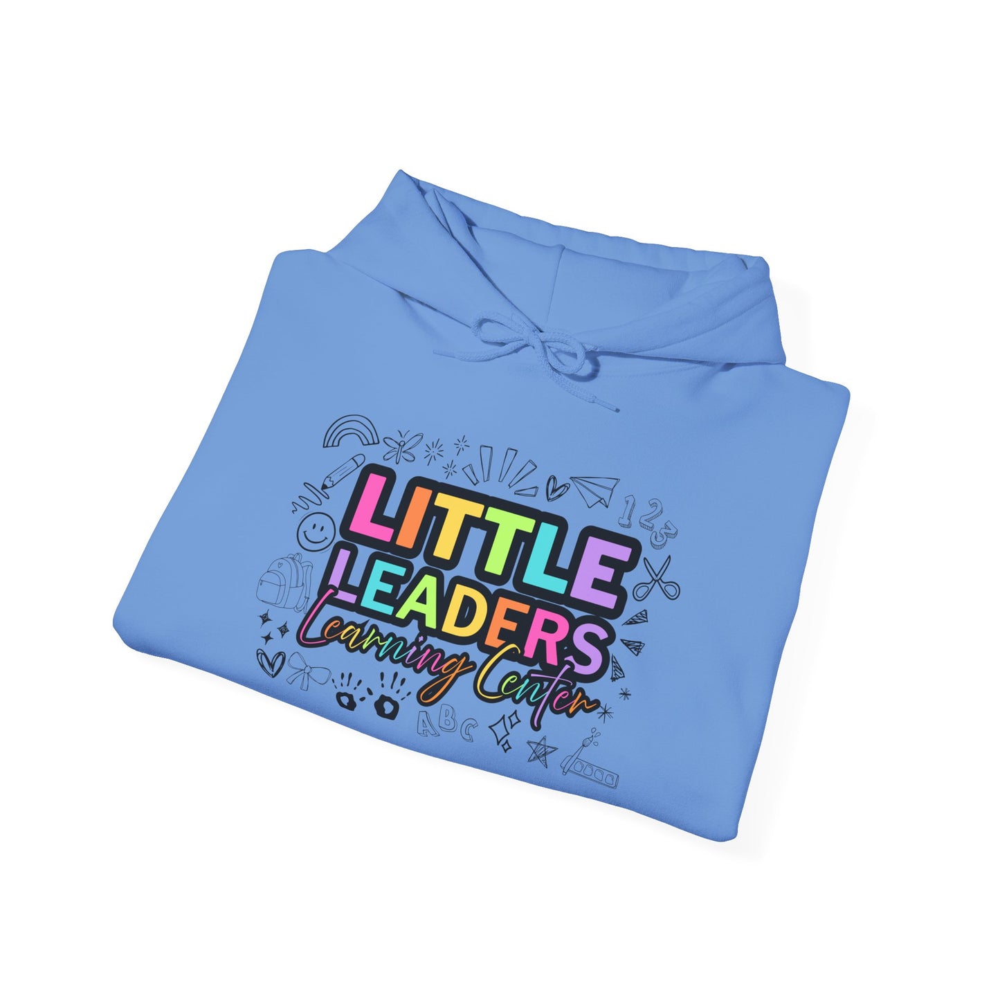 Little Leaders Doodle Design Hoodie - Cozy Unisex Sweatshirt