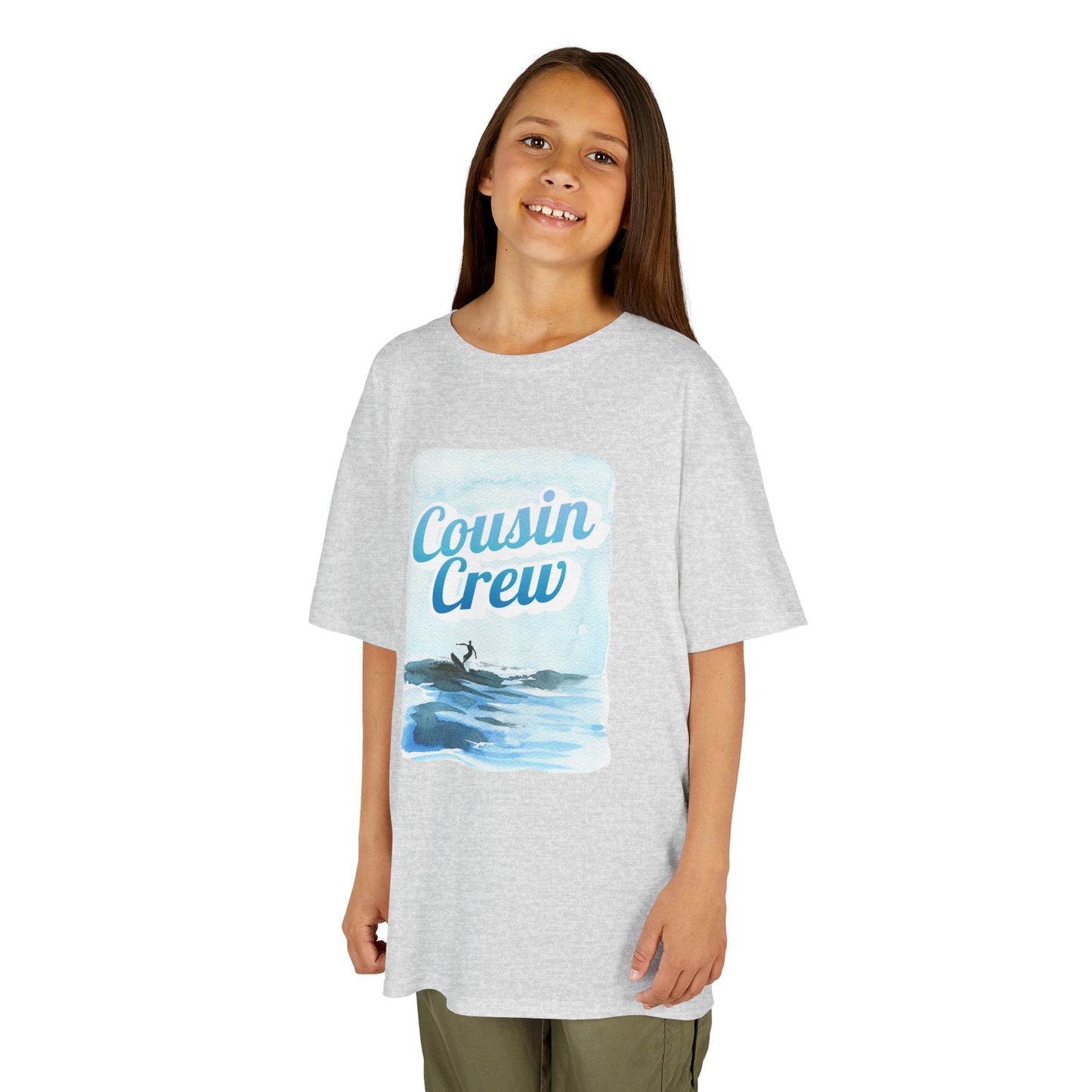 Cool Cousin Crew Kids Tee - Summer Fun, Family Gatherings, Beach Days, Mini Collection