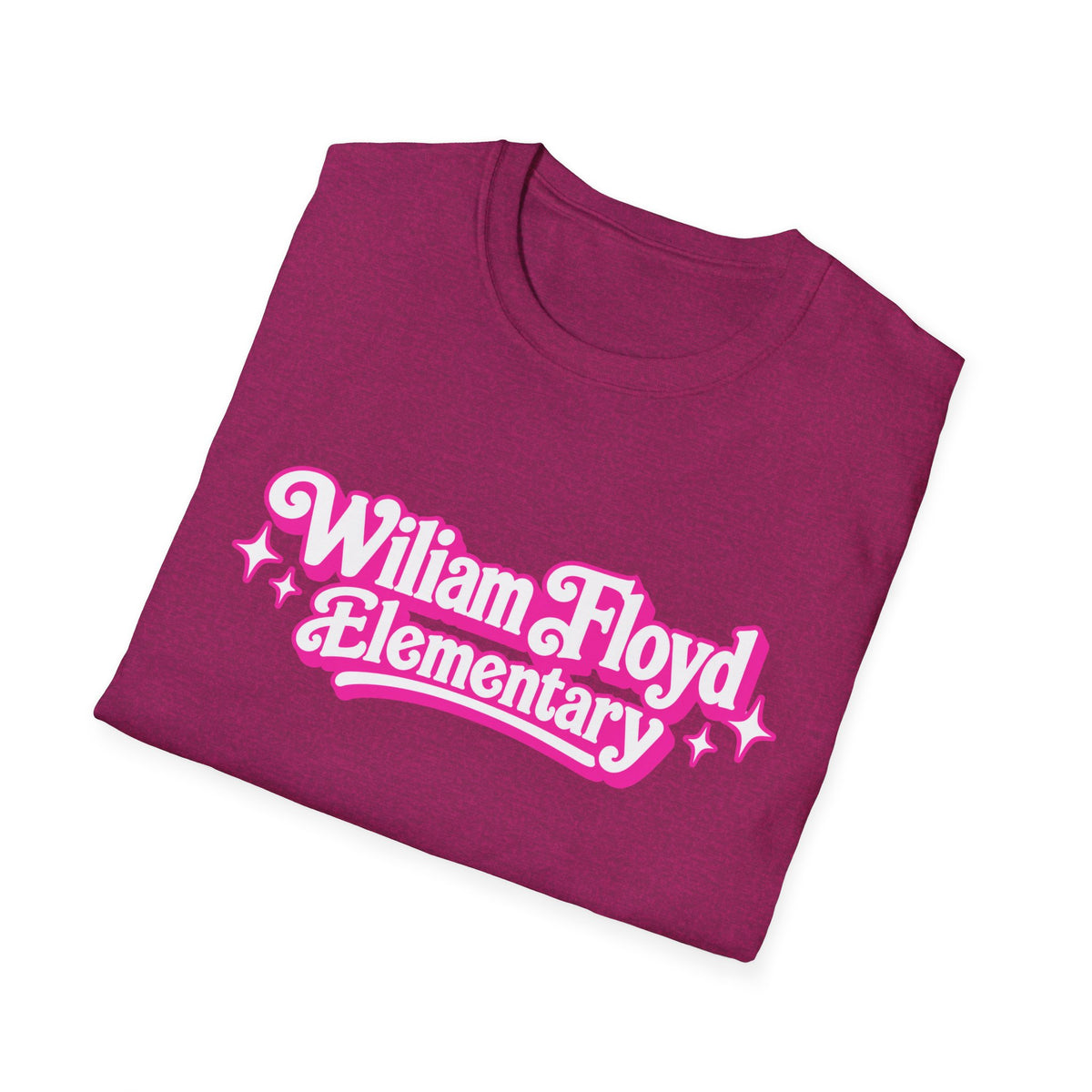 WFE Barbie (w/sparkles) -Breast Cancer Awareness Tee, Unisex Softstyle T-Shirt