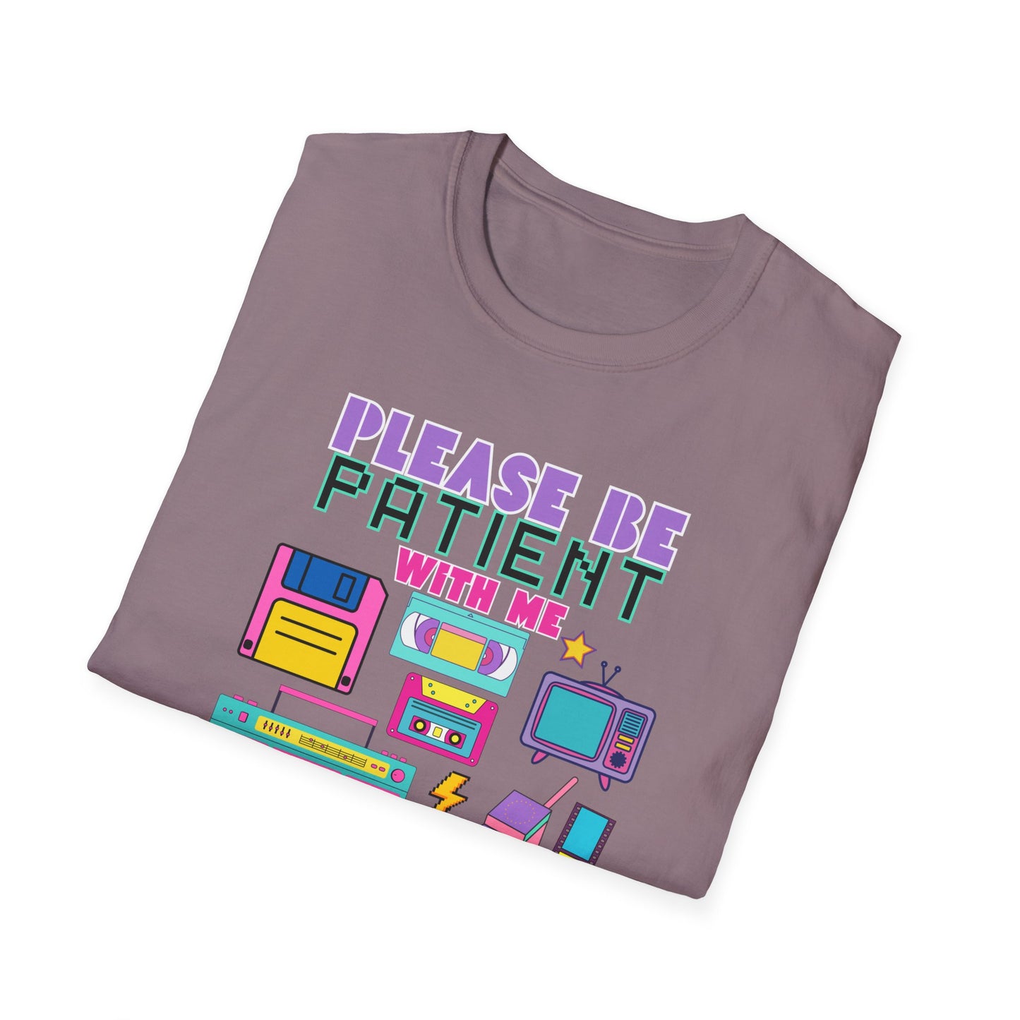 Retro 90's T-Shirt - Please Be Patient, Teacher Vintage- Unisex Graphic Tee