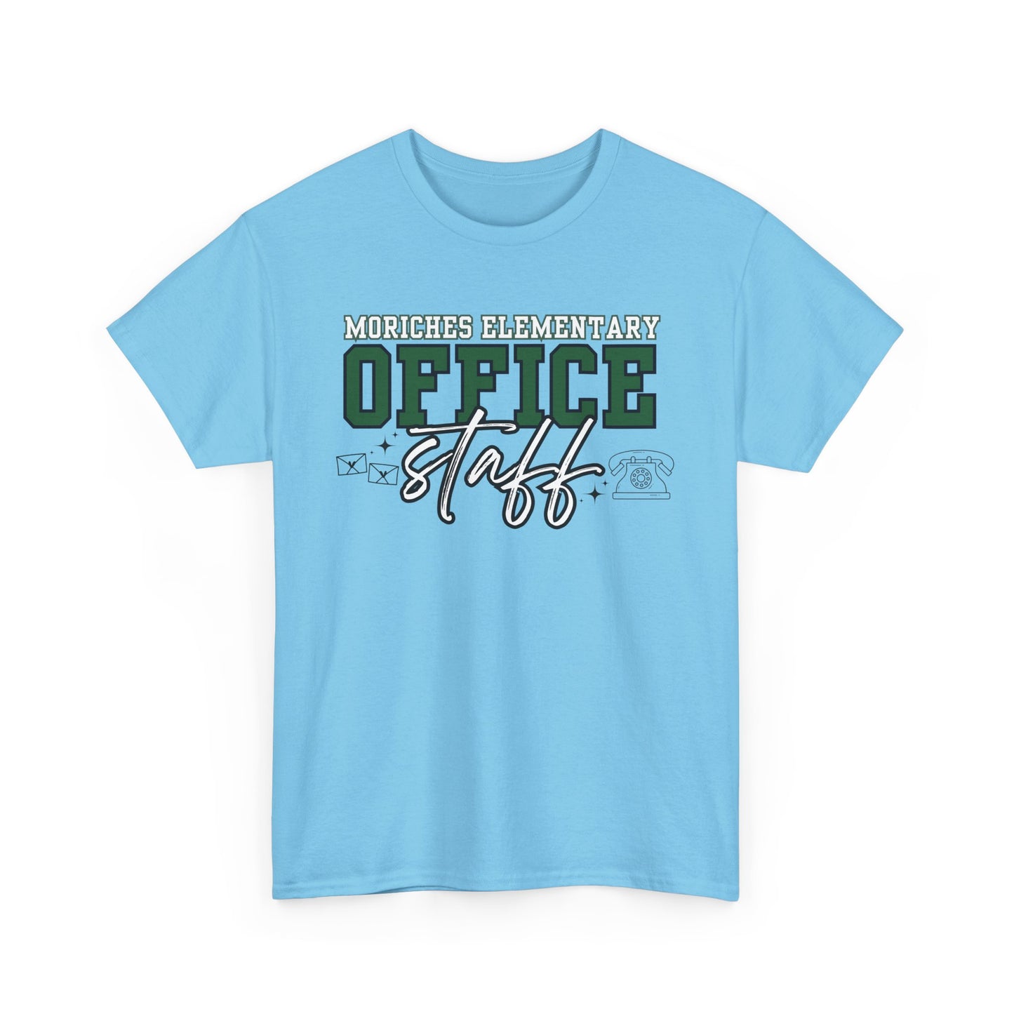 Moriches Office Staff Unisex Heavy Cotton Tee - Heart & Soul of Moriches Design