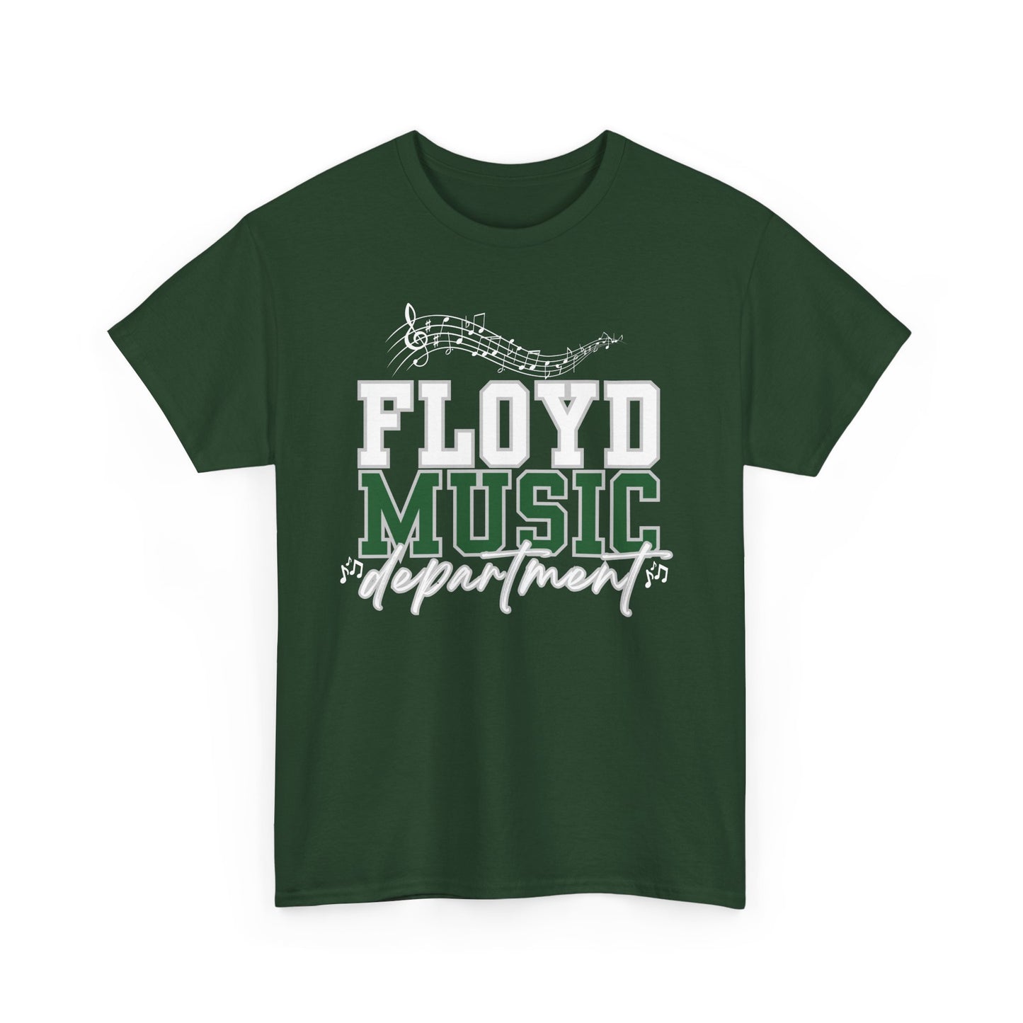 Floyd Music Heavy Cotton Tee - "Music is the Soundtrack of Your Life" Unisex T-Shirt- Floyd Strong
