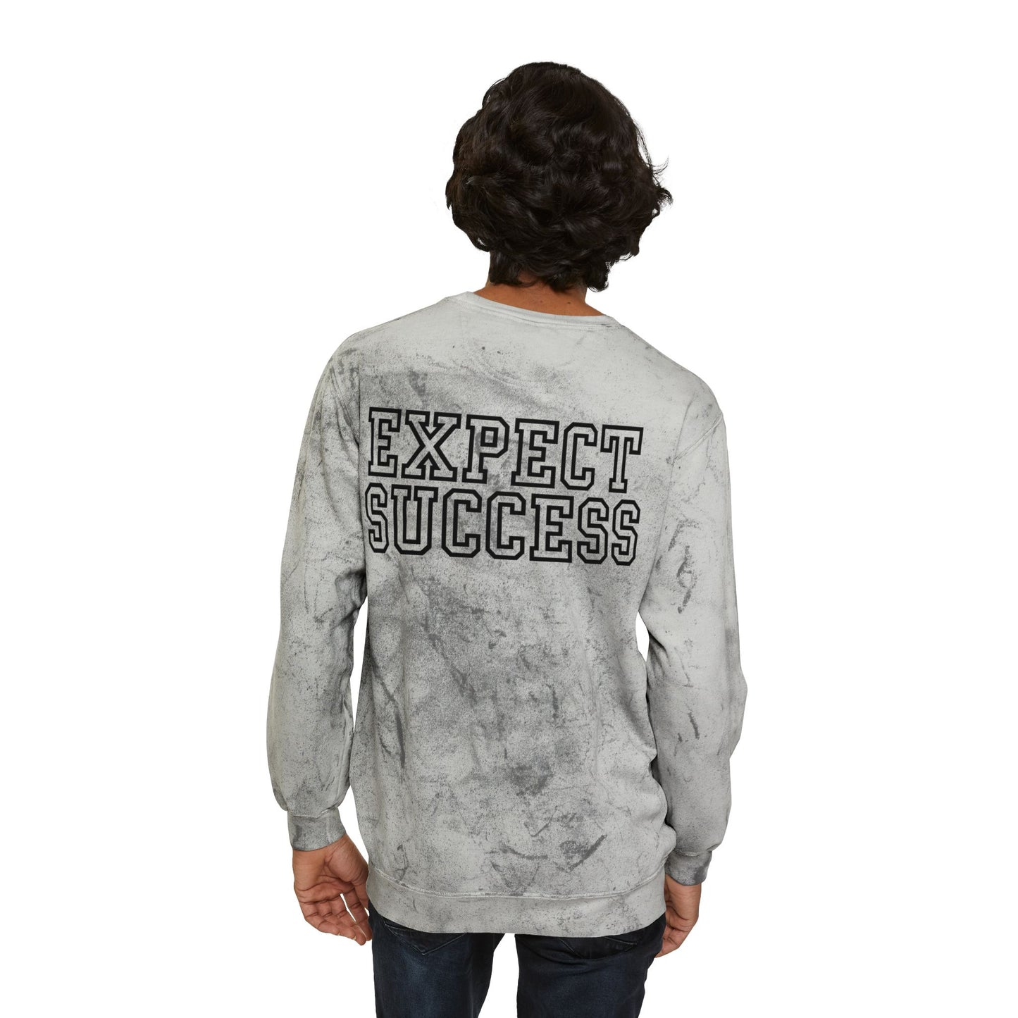 Unisex Color Blast Crewneck Sweatshirt - Expect Success for WFE