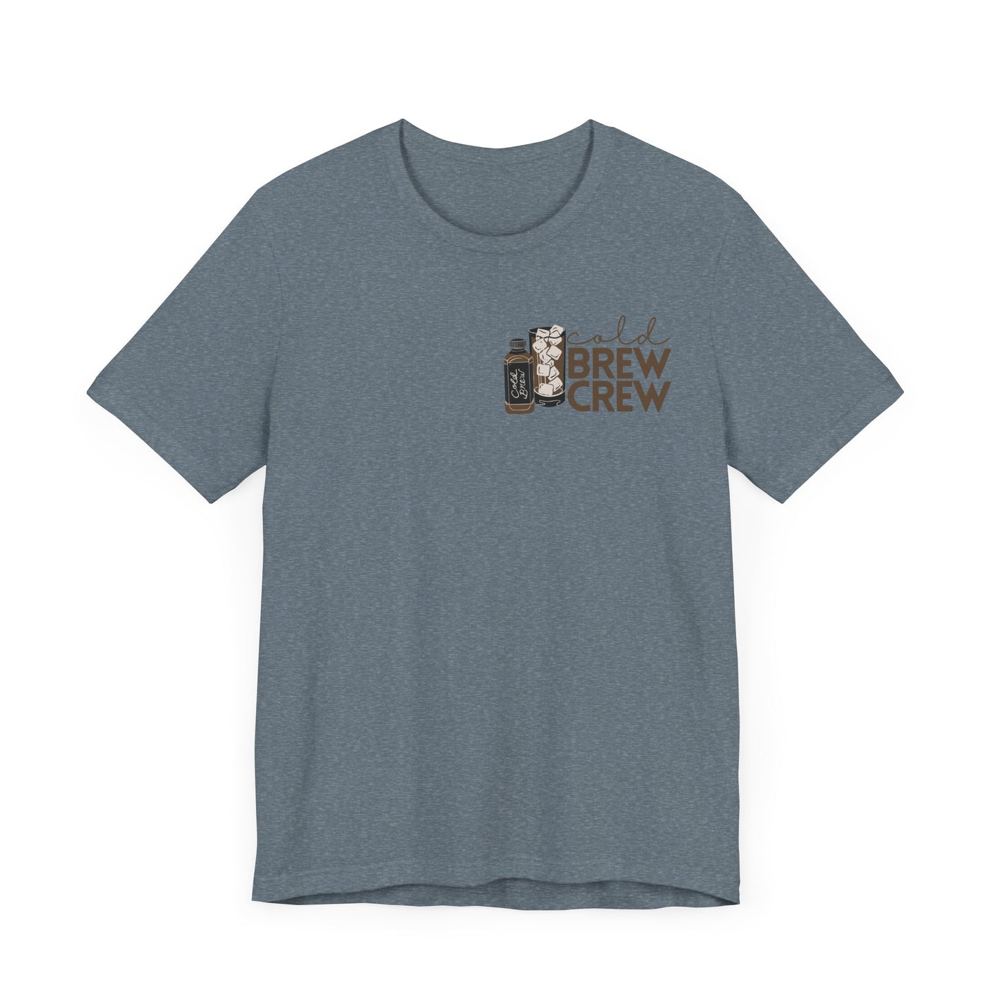 Cold Brew Coffee Lovers Tee, Unisex Jersey Shirt for Coffee Lovers