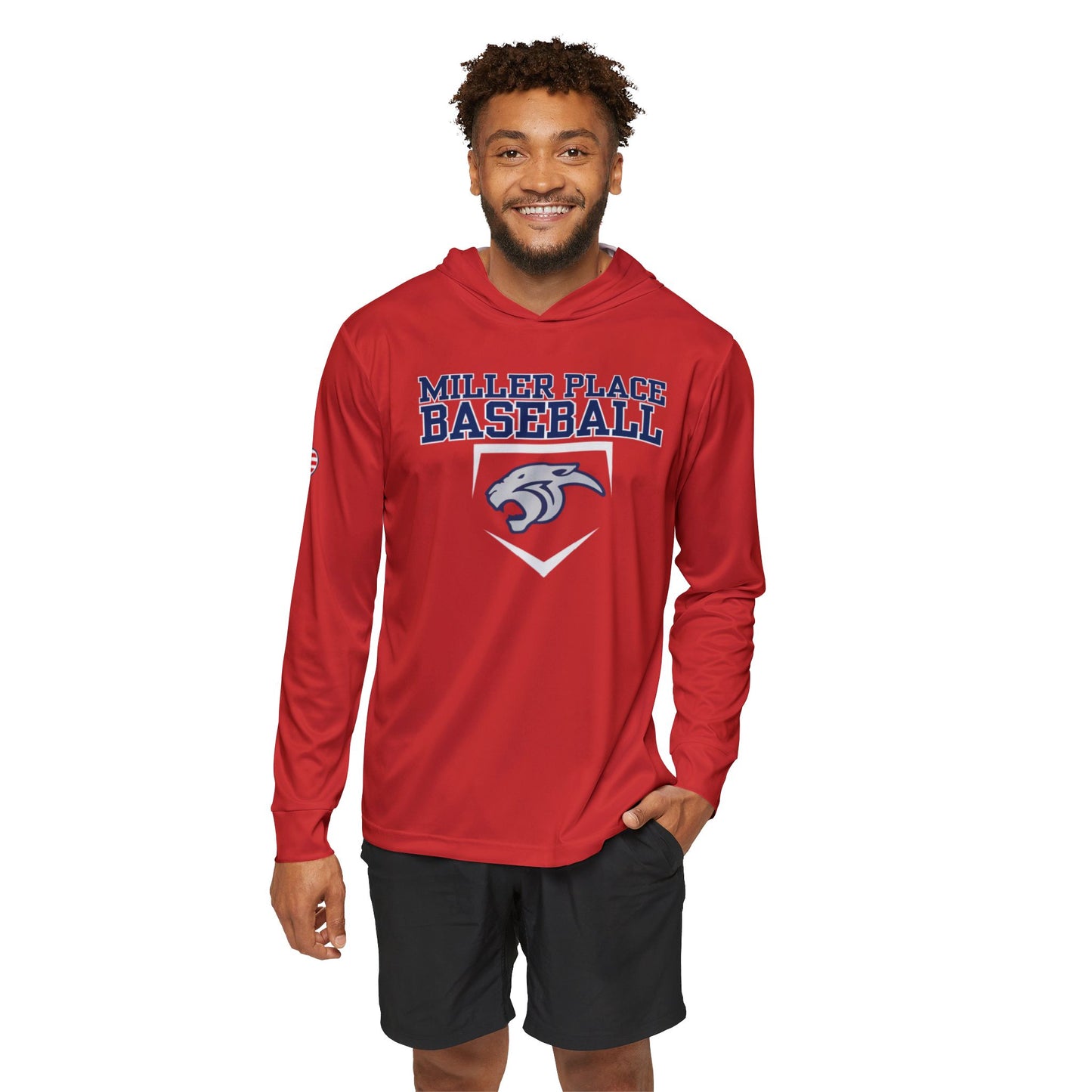 MP Baseball Warmup Hoodie (RED)- Diamond Club