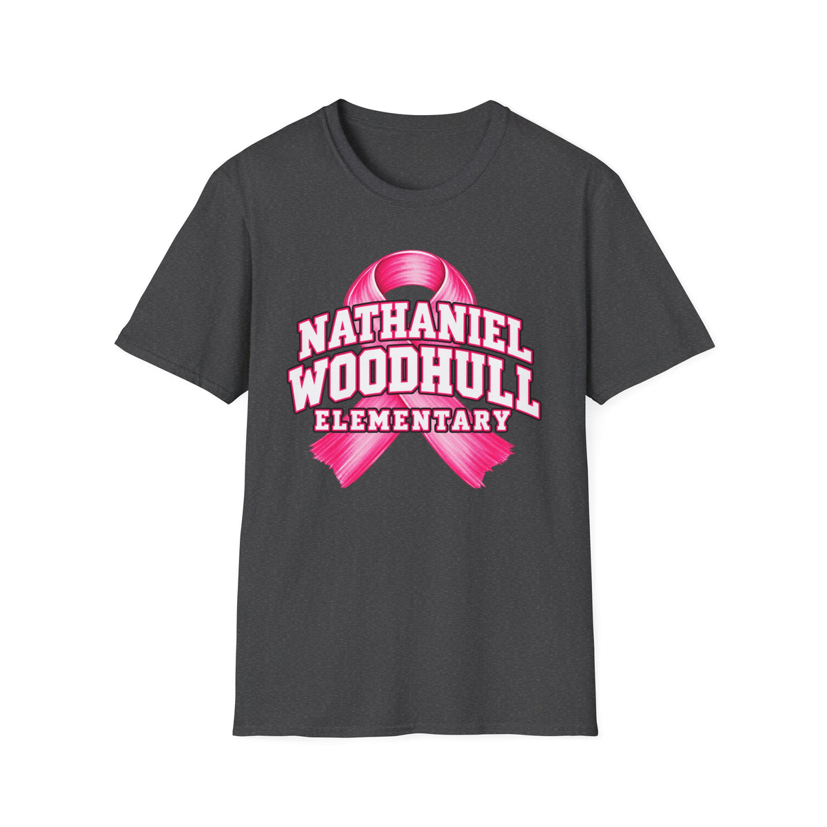 Woodhull-Breast Cancer Awareness Tee, Unisex Softstyle T-Shirt
