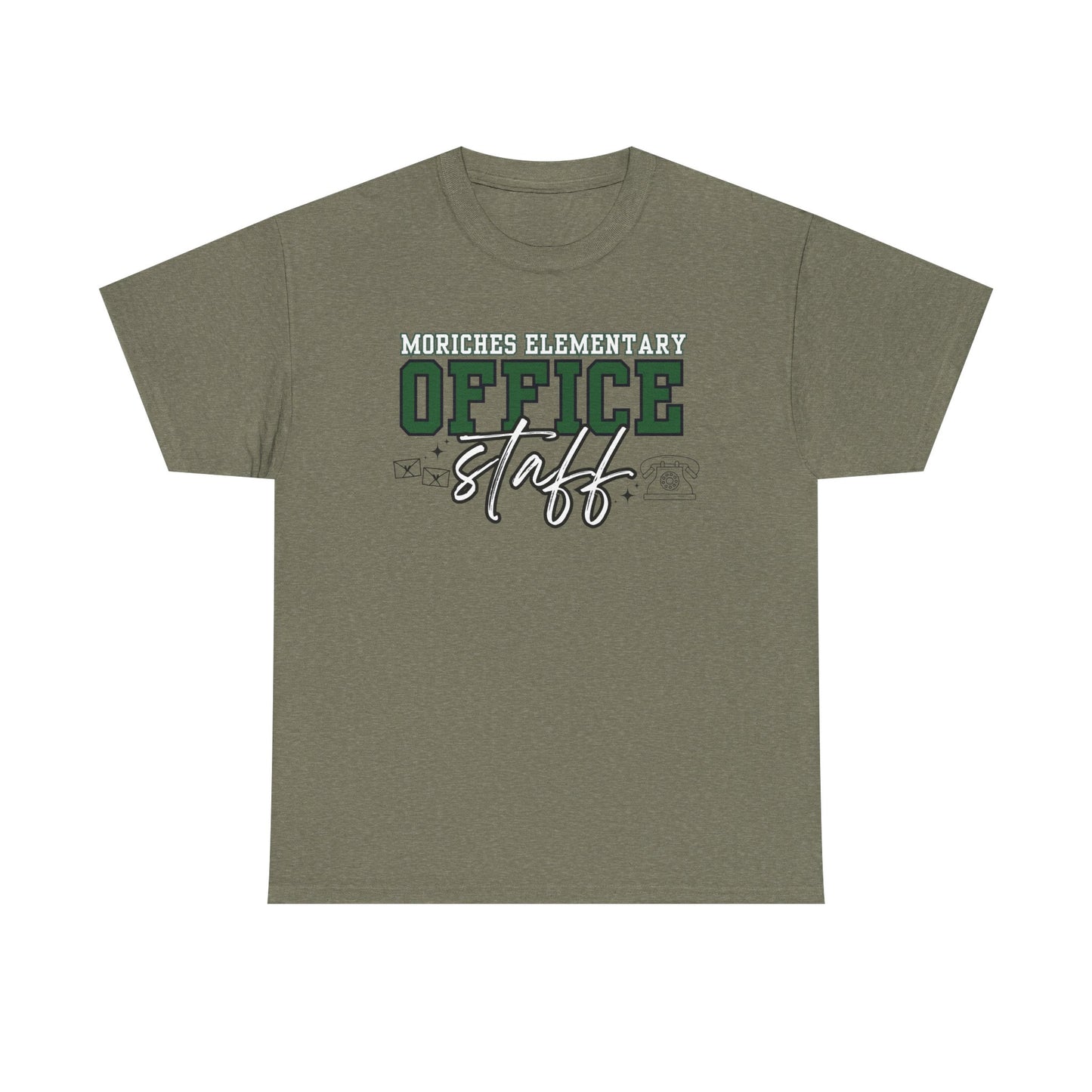 Moriches Office Staff Unisex Heavy Cotton Tee - Heart & Soul of Moriches Design
