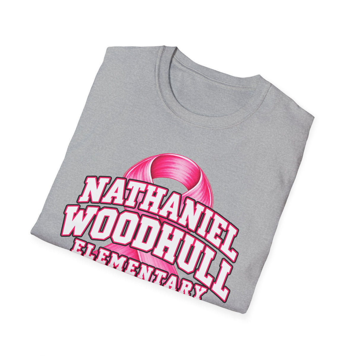 Woodhull-Breast Cancer Awareness Tee, Unisex Softstyle T-Shirt