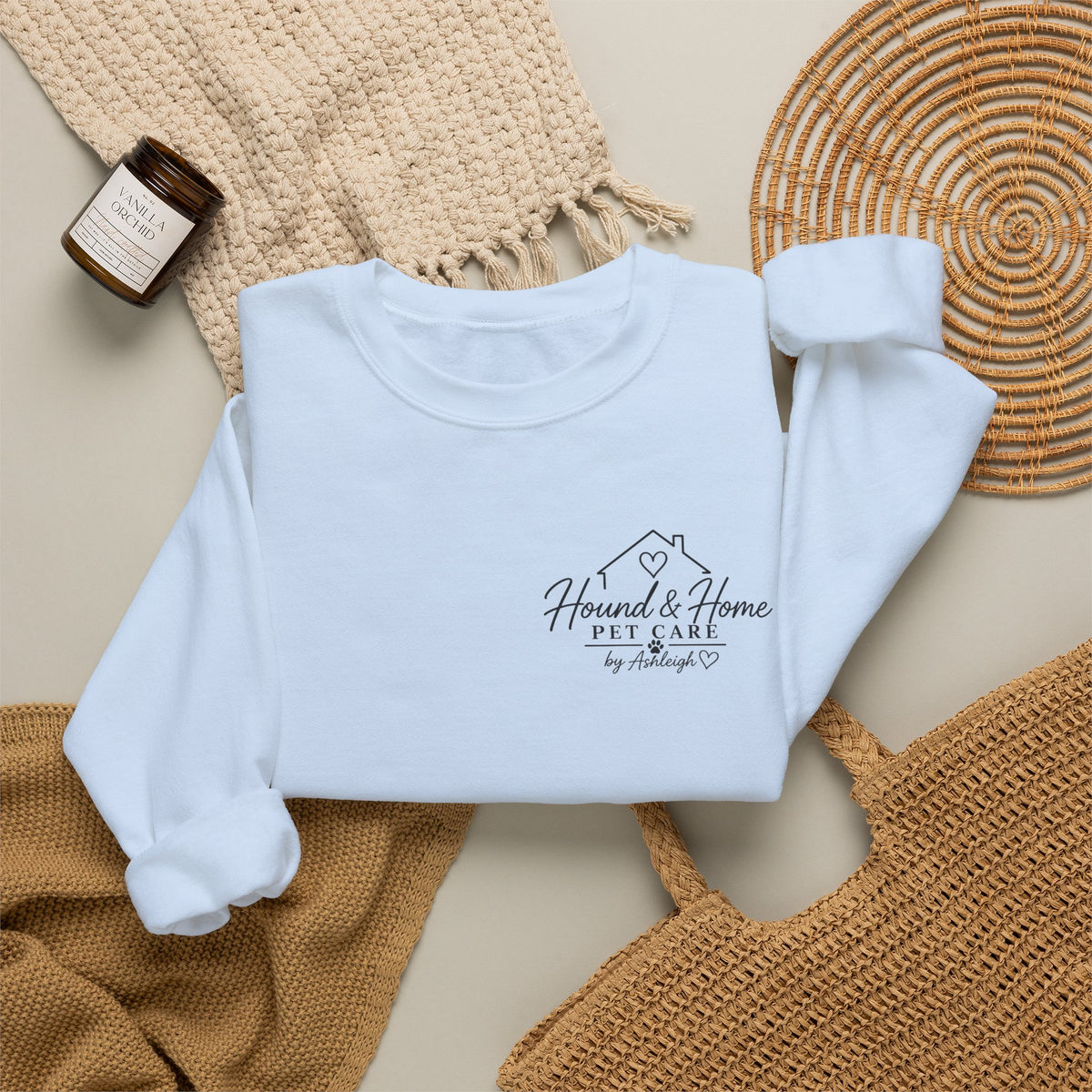 Hound + Home "Stay Pawsitive" —  Crewneck