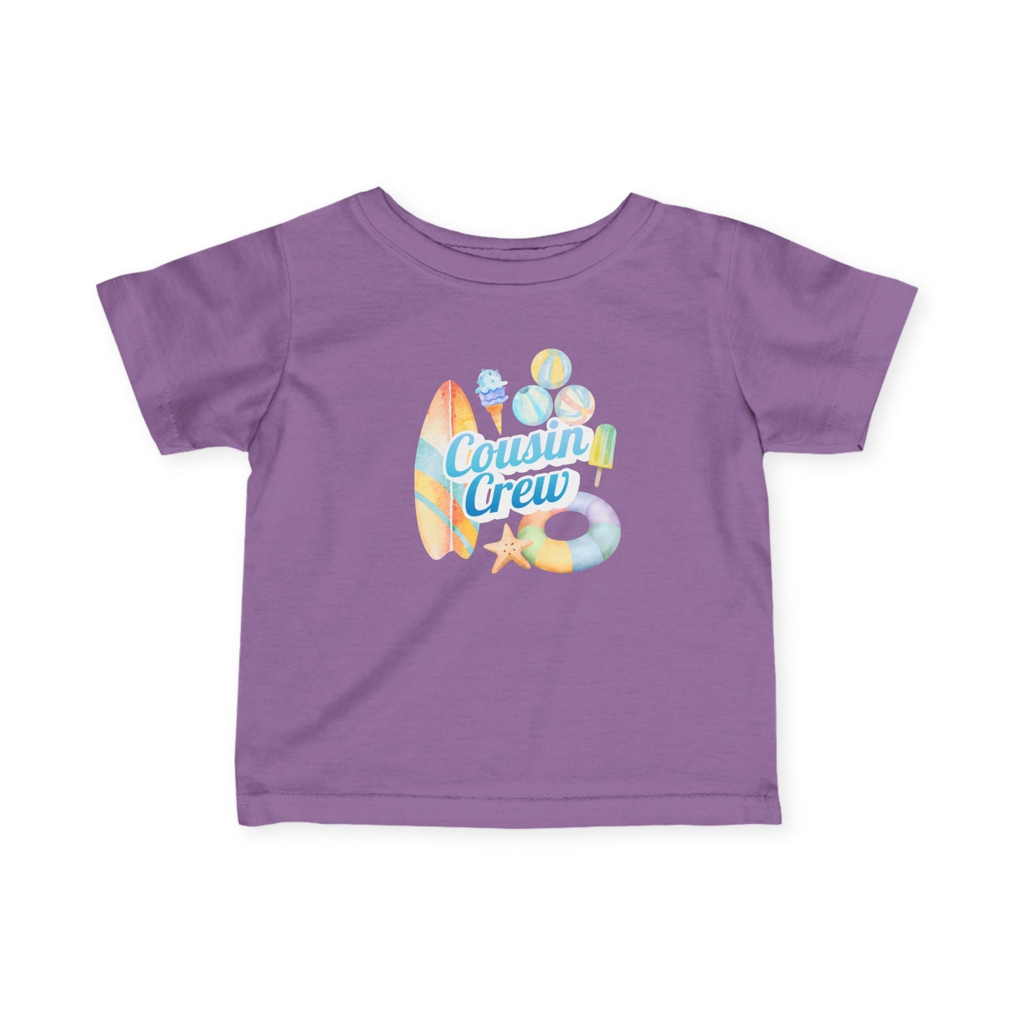 Cousin Crew Infant Tee, Cute Baby T-Shirt, Summer Vibes- Mini Collection
