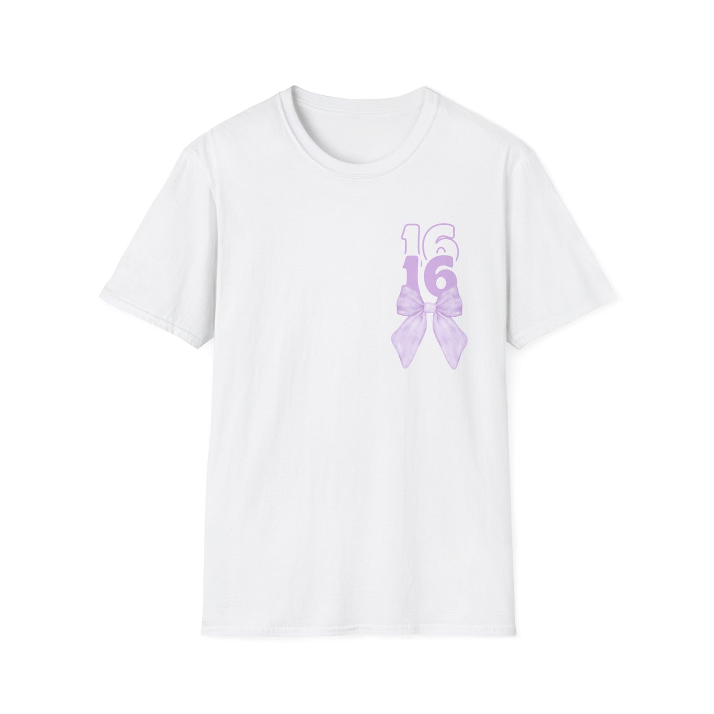 Sweet Sixteen Unisex Softstyle T-Shirt, Birthday Gift, Party Tee, Teen Fashion, Personalized