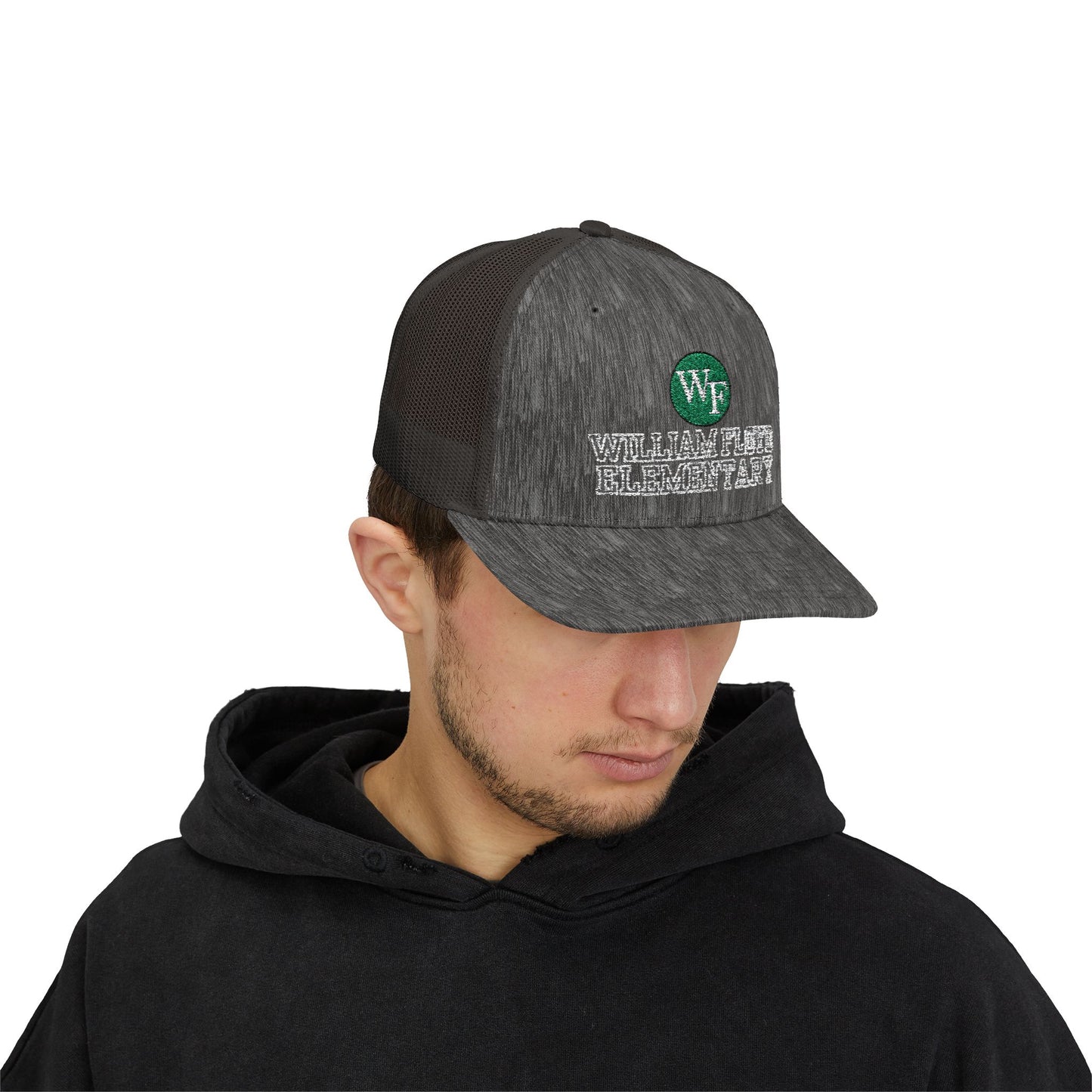 WFE Logo Snapback Trucker Cap - Stylish & Comfortable Hat for Outdoor Adventures
