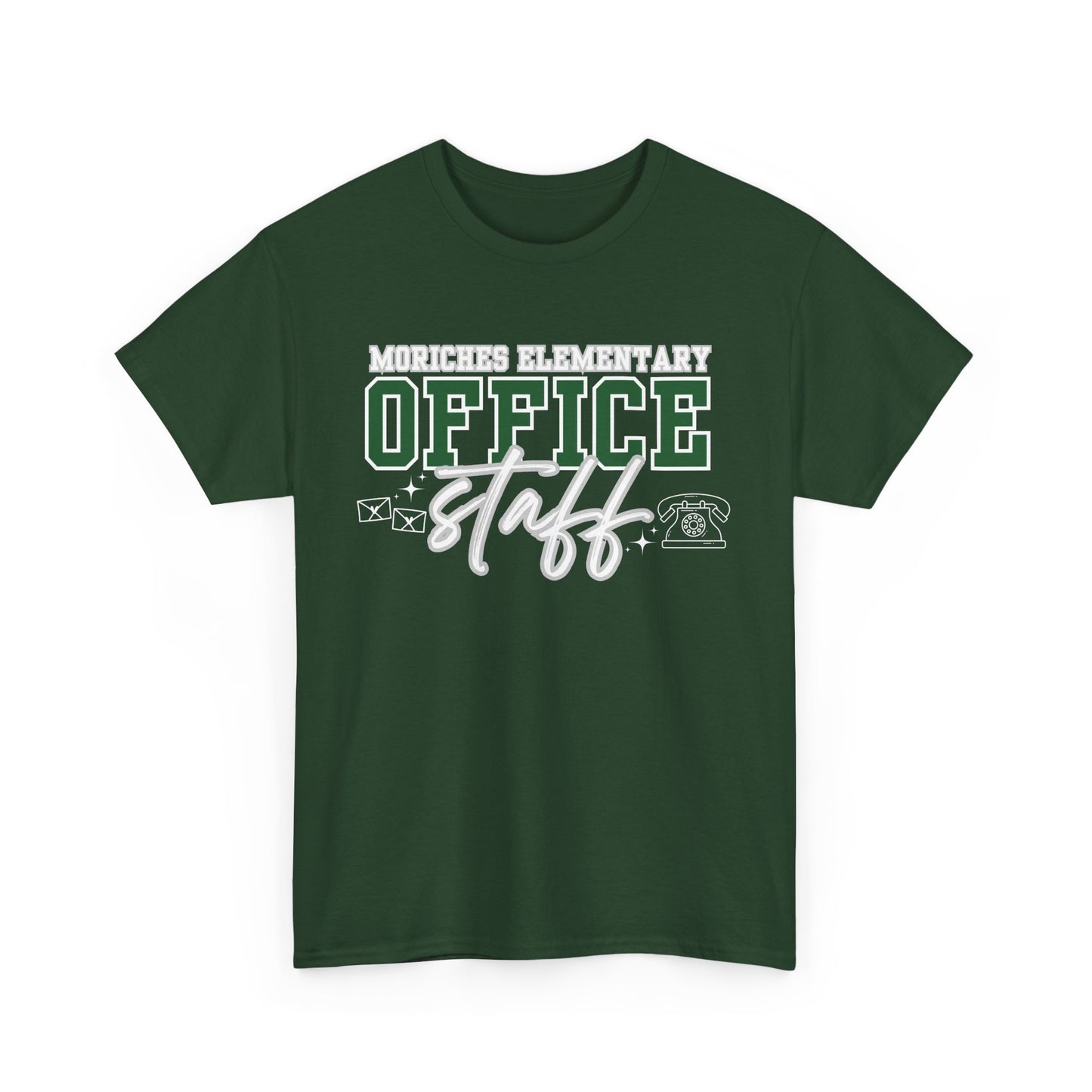 Moriches Office Staff Unisex Heavy Cotton Tee - Heart & Soul of Moriches Design