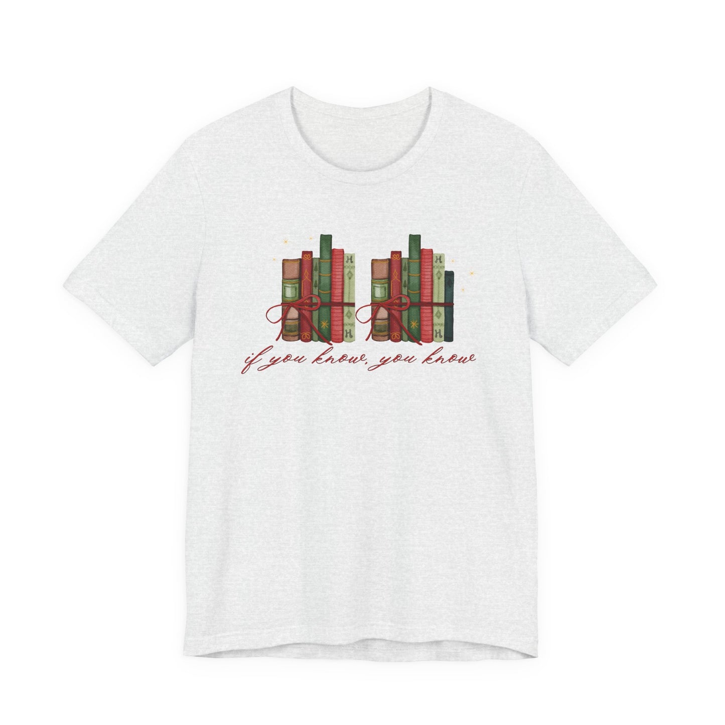 6-7 Books, "if you know you know"— Christmas Unisex T‑Shirt