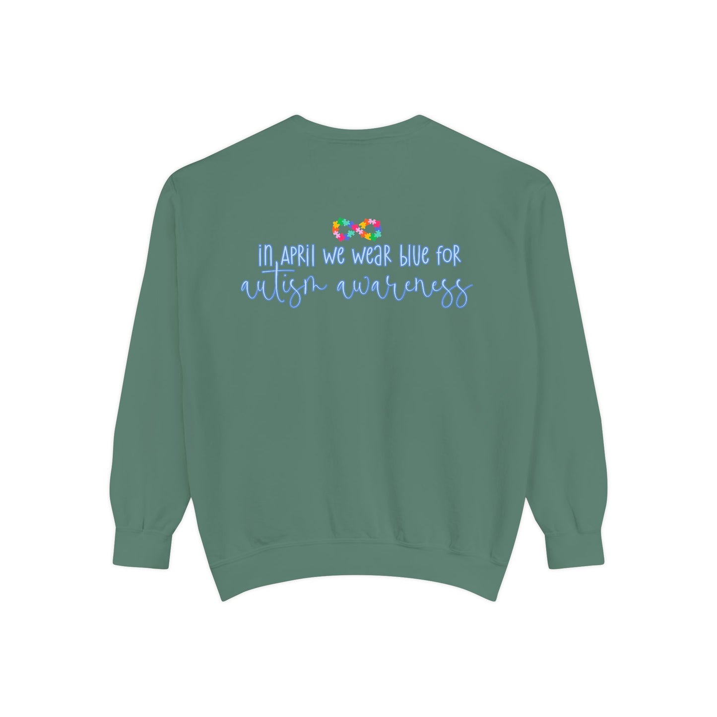 Autism Awareness Puzzle Piece & Ribbon Sweatshirt — Awareness Collection
