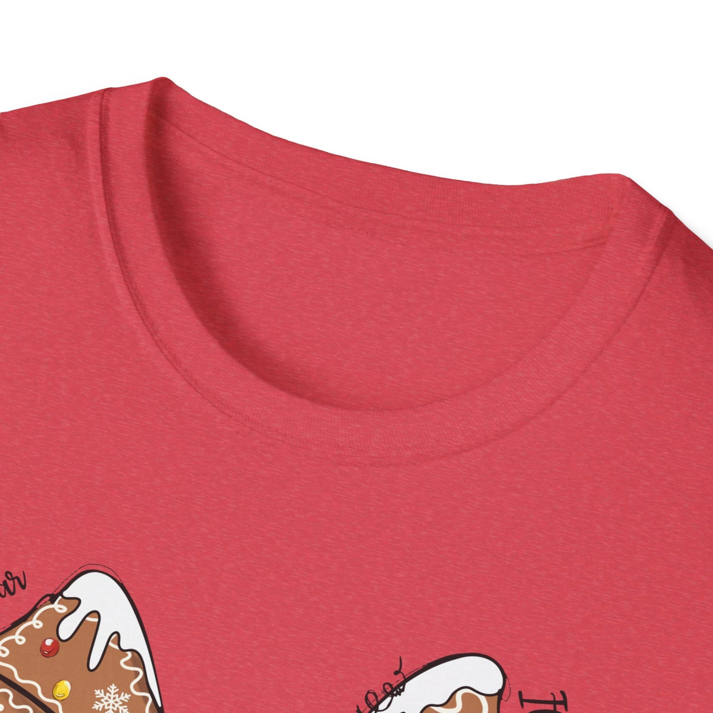 Gingerbread Bow- Christmas Unisex t-shirt