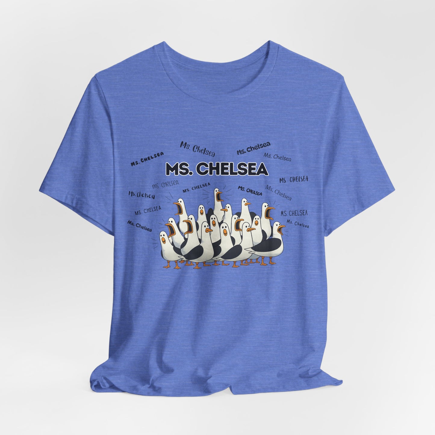 Ms. Chelsea- Penguin Choir T-Shirt — Funny Teacher Personalized Tee