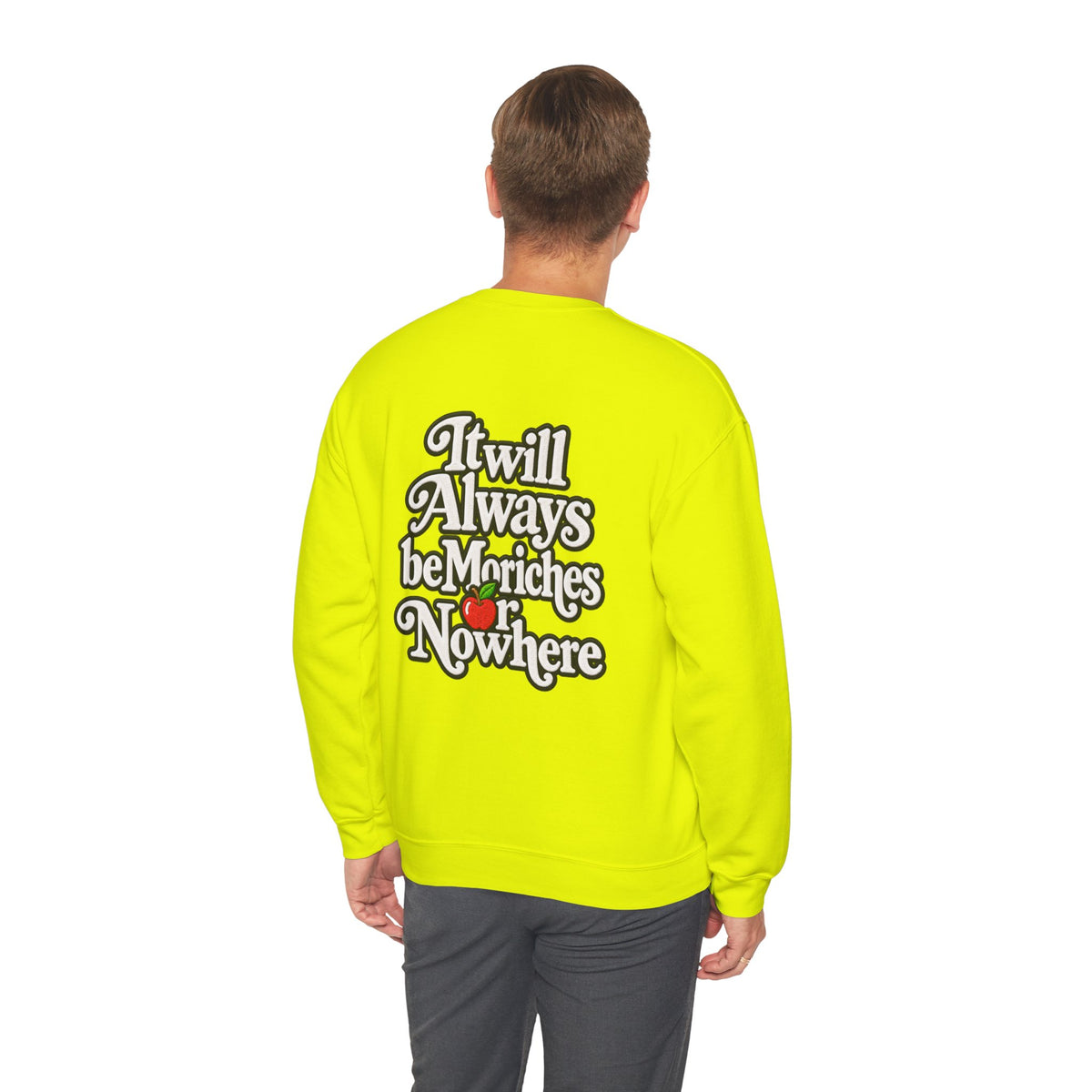 "MES or Nowhere w/ School Things" - Moriches Crewneck Sweatshirt