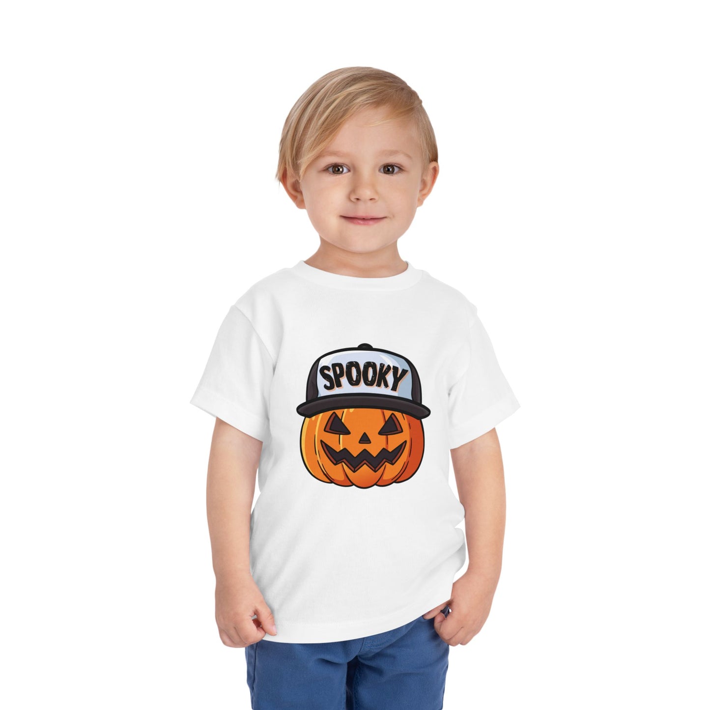 Spooky Pumpkin Tee for Toddlers, Halloween Shirt