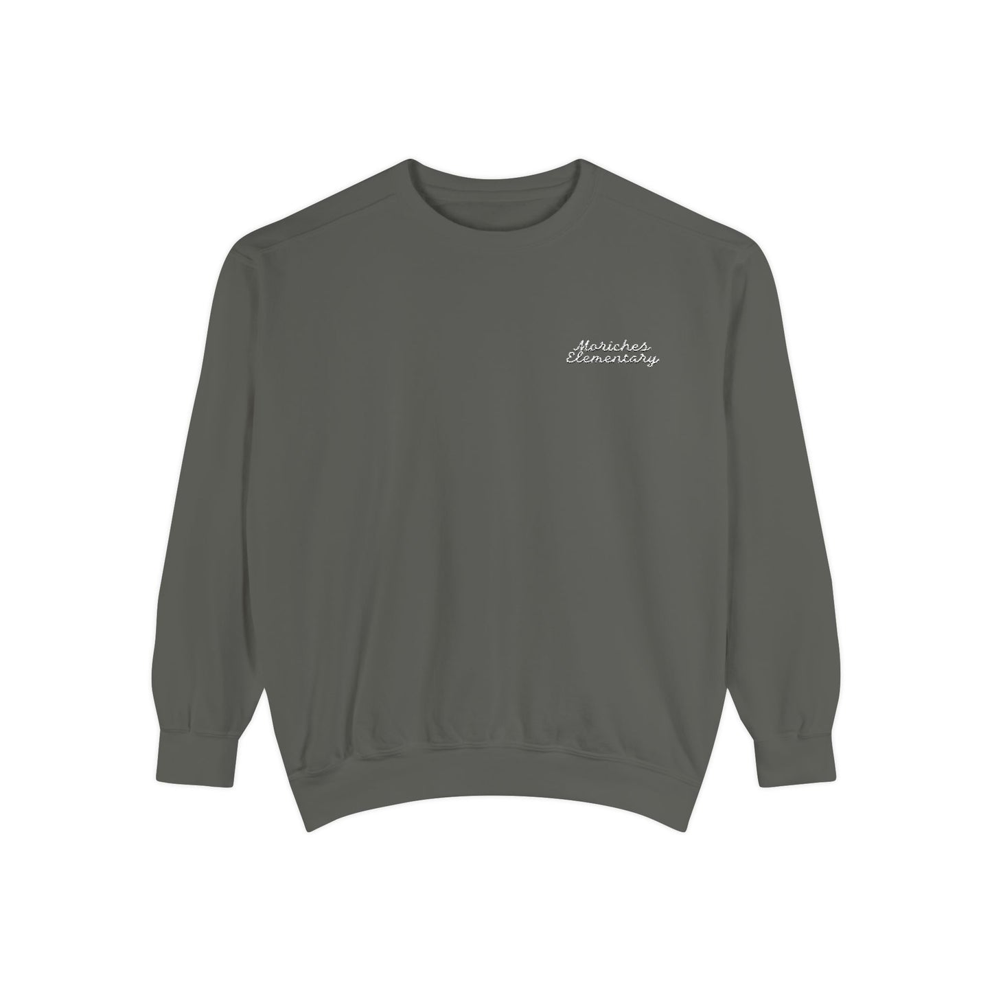 Moriches Elementary Embroidered Garment-Dyed Unisex Sweatshirt