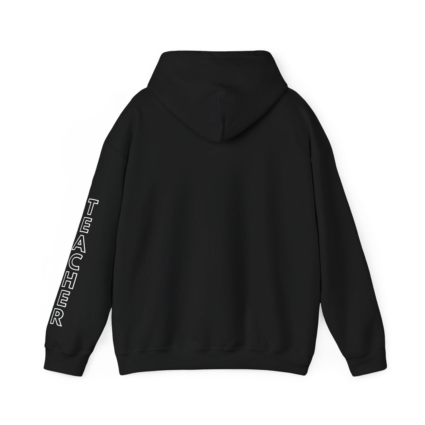 Woodhull Teacher Simple Design Hoodie w/ Teacher on Sleeve - Cozy Unisex Sweatshirt
