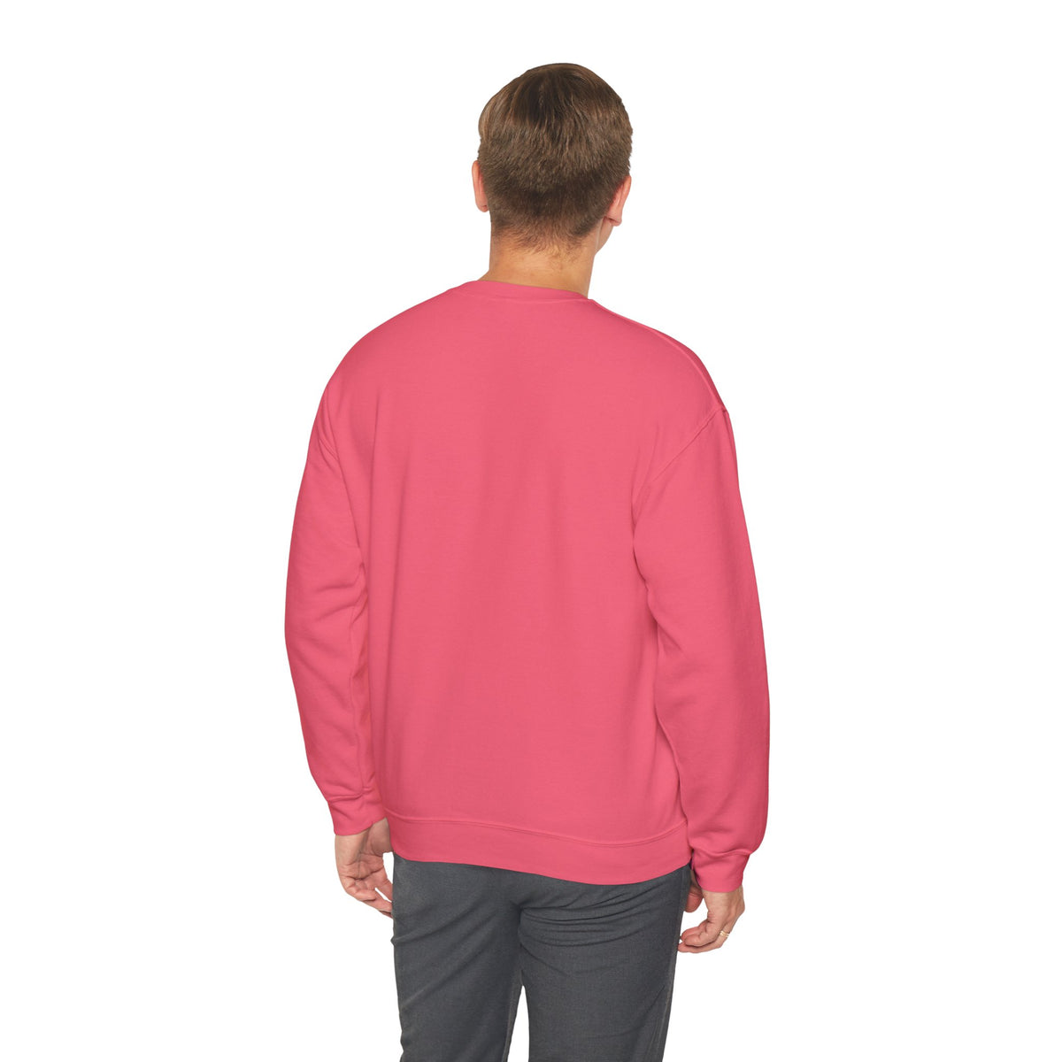 "Moriches or Nowhere" w/ apple- LARGE FRONT Crewneck Sweatshirt
