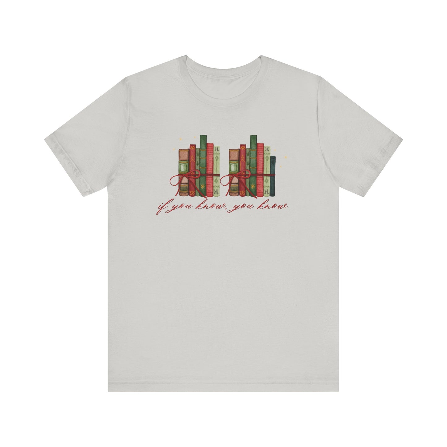 6-7 Books, "if you know you know"— Christmas Unisex T‑Shirt