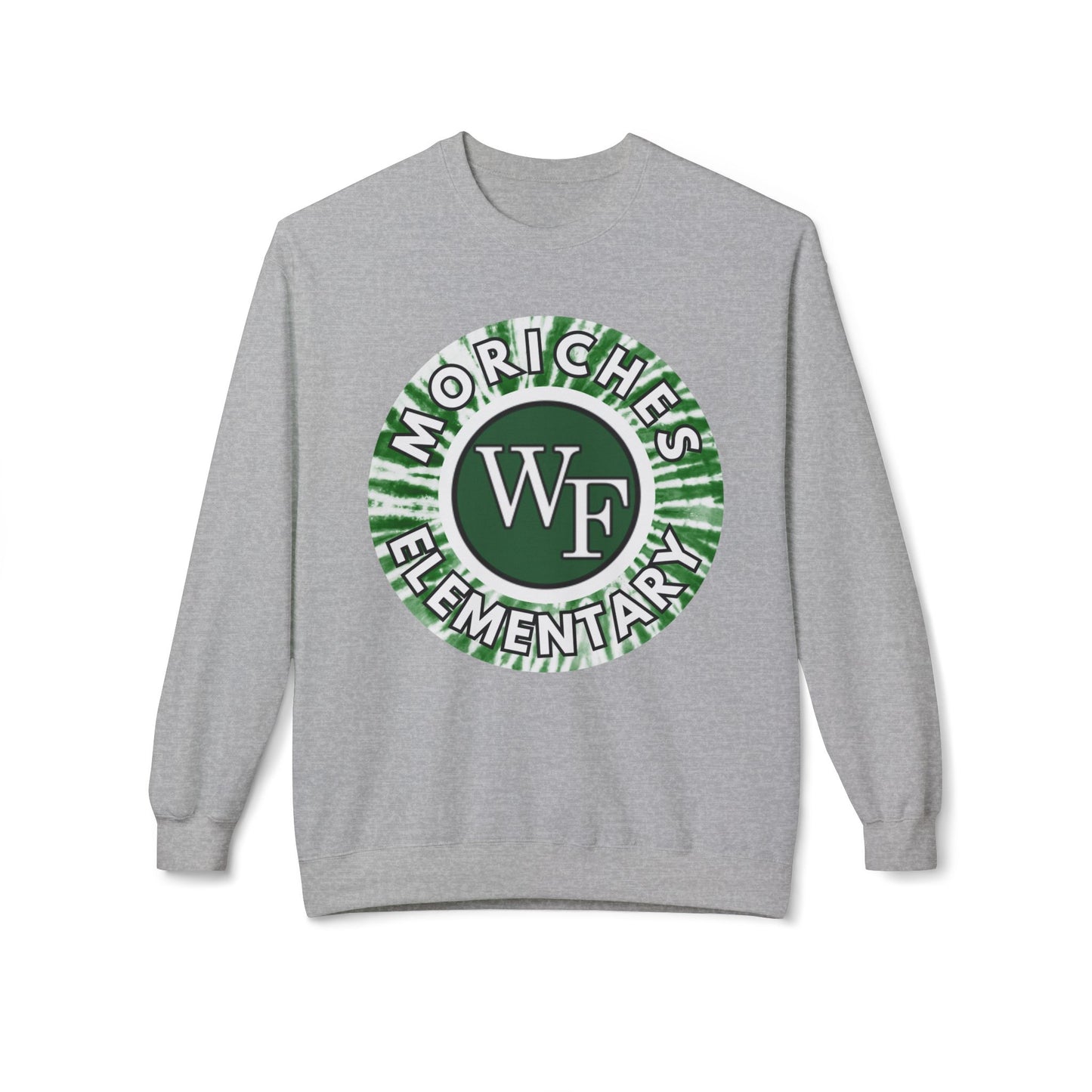 Moriches Tie Dye Logo-  Fleece Crewneck Sweatshirt